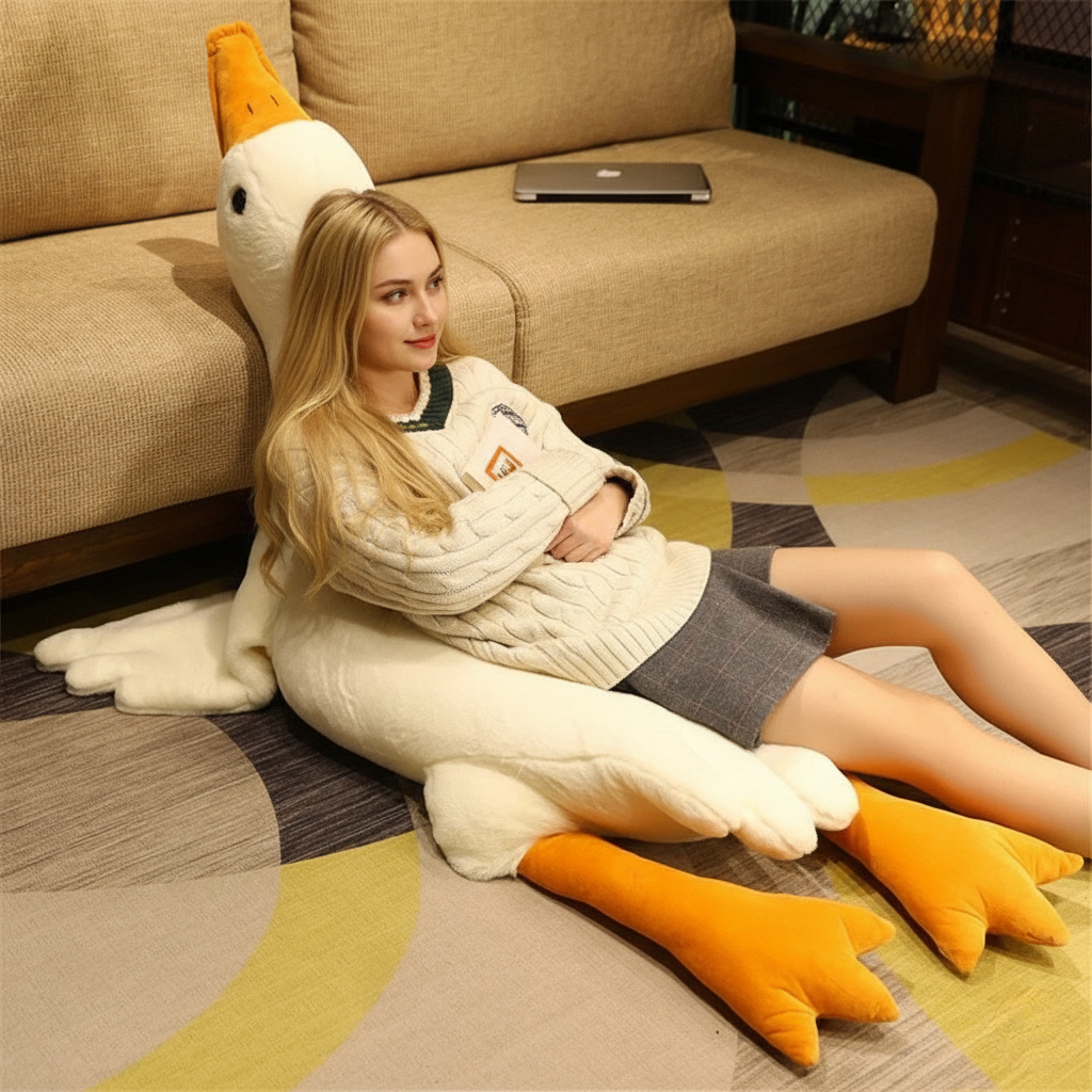 Slumblr® Funny Goose Plush Pillow