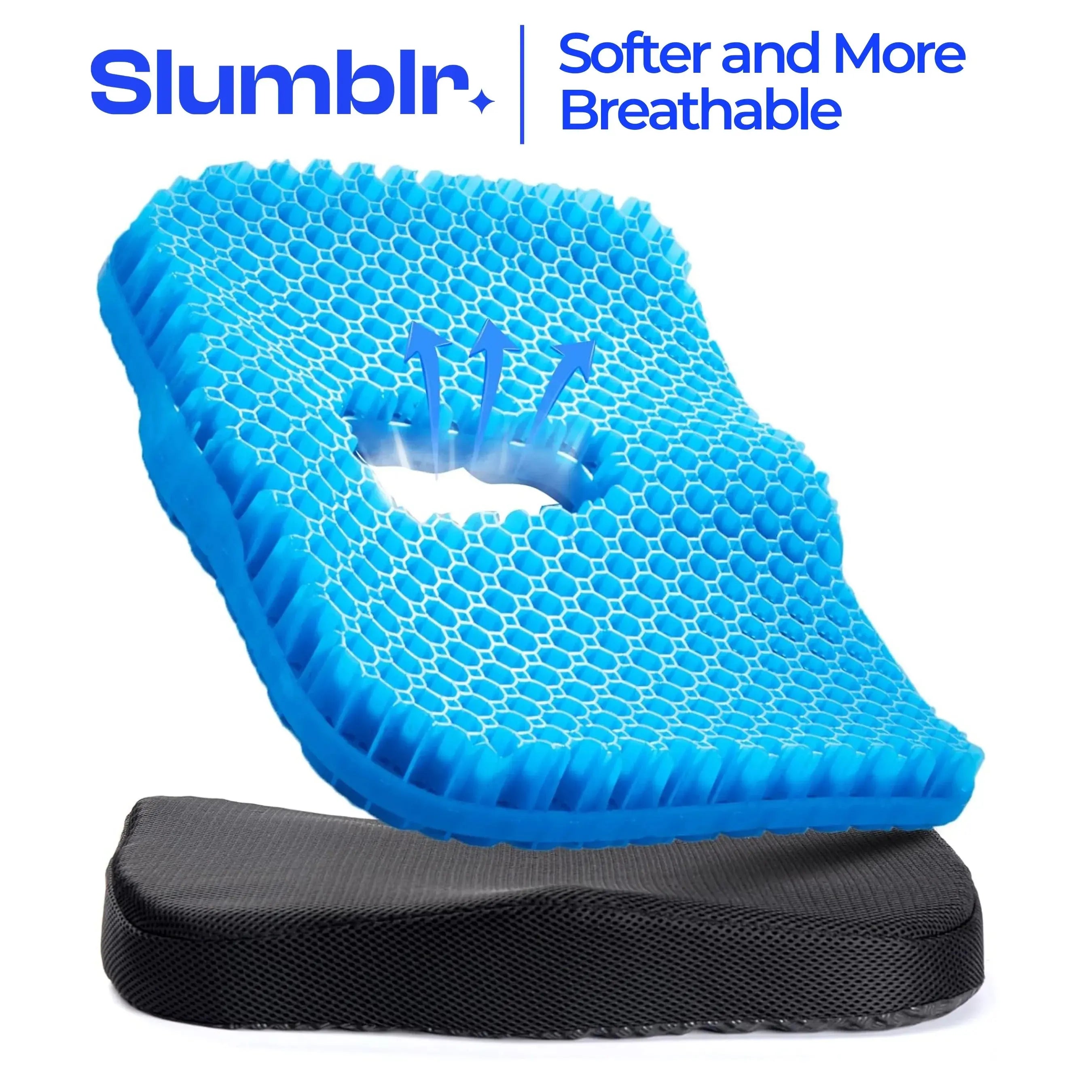 Slumblr® Honeycomb Gel Silicone Seat Cushion Slumblr