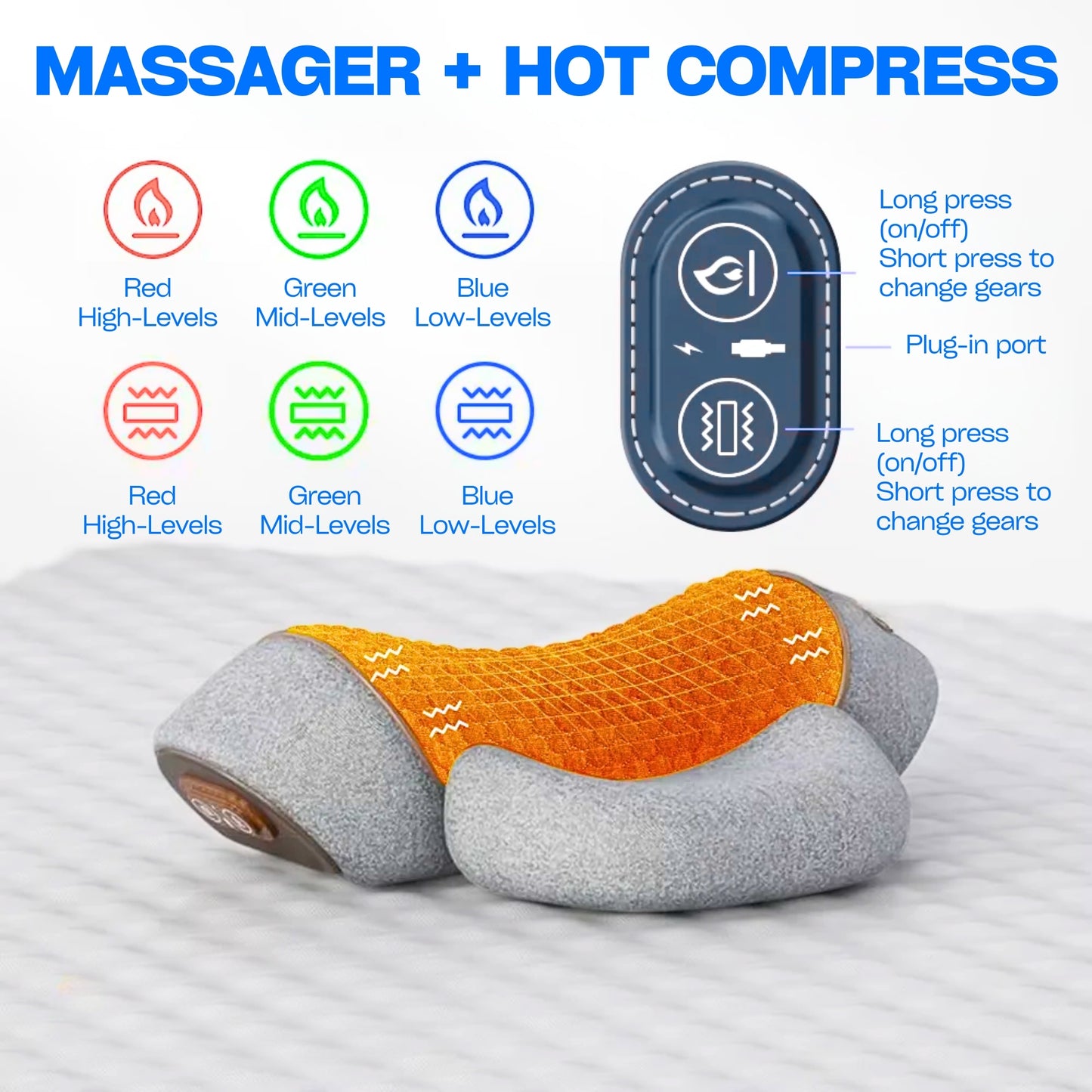 Slumblr® 3-In-1 Therapeutic Massage Pillow