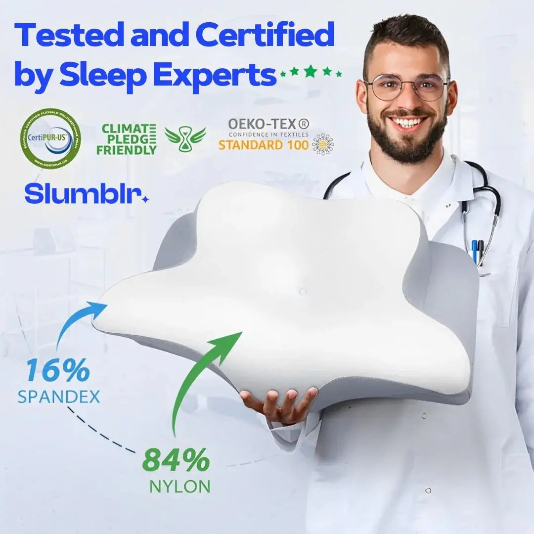 Slumblr® Contour Pillows 2.0: Elevated & Enhanced Thickness Slumblr