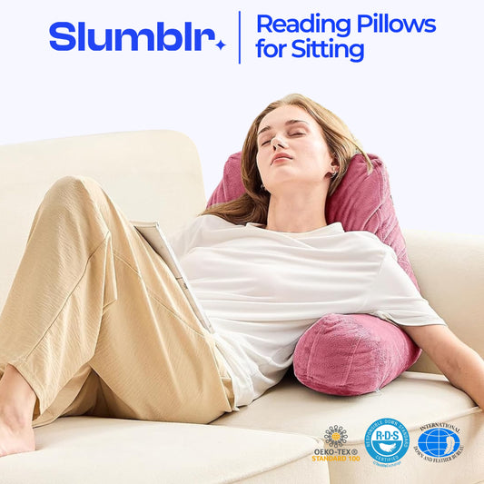 Slumblr® Reading Backrest Pillow
