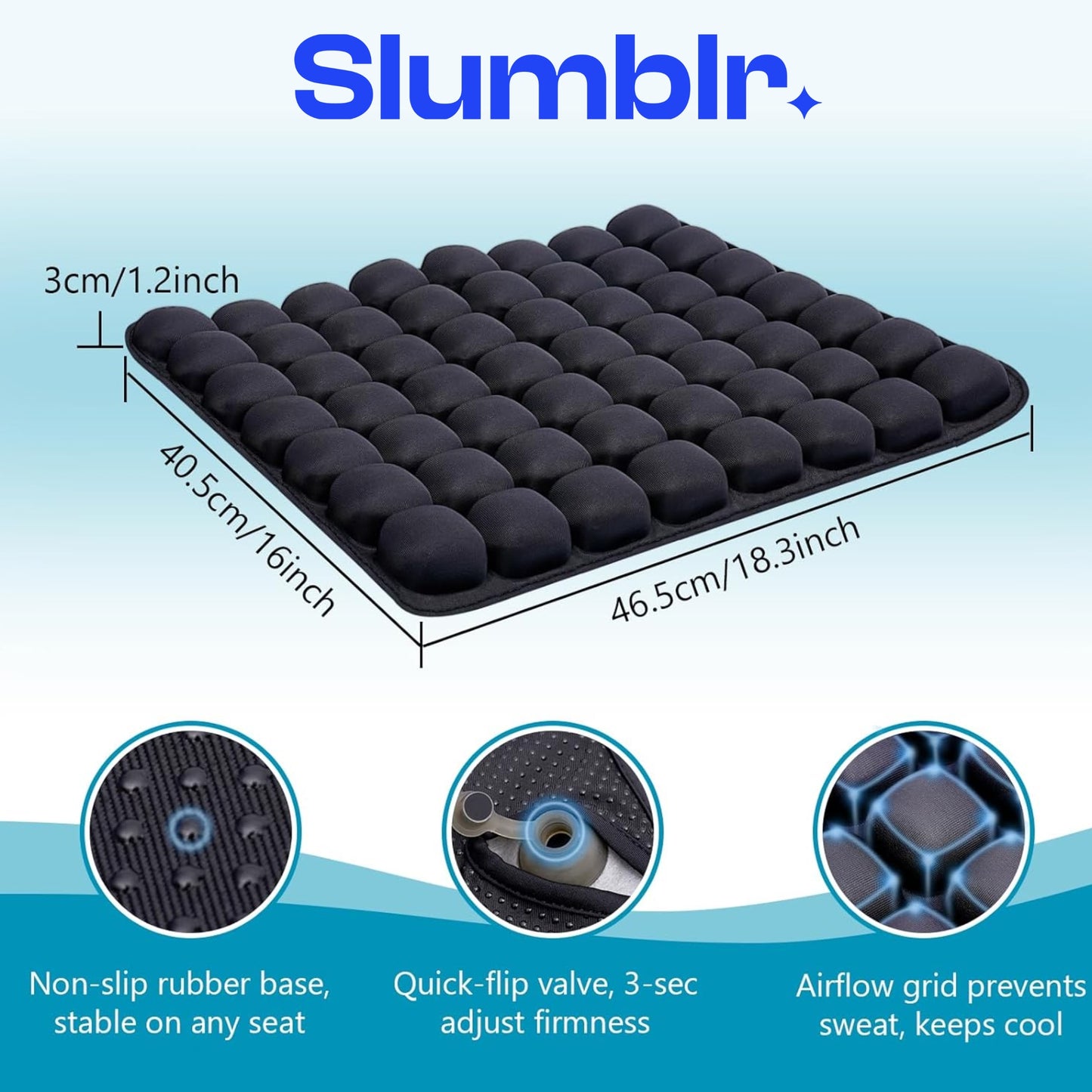 Slumblr® Air Bag Inflatable Travel Cushion