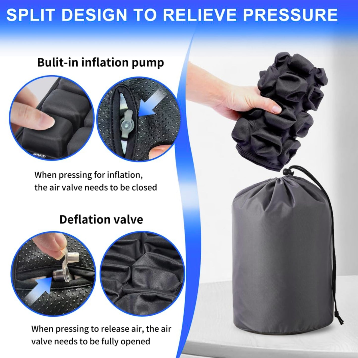 Slumblr® Air Bag Inflatable Travel Cushion
