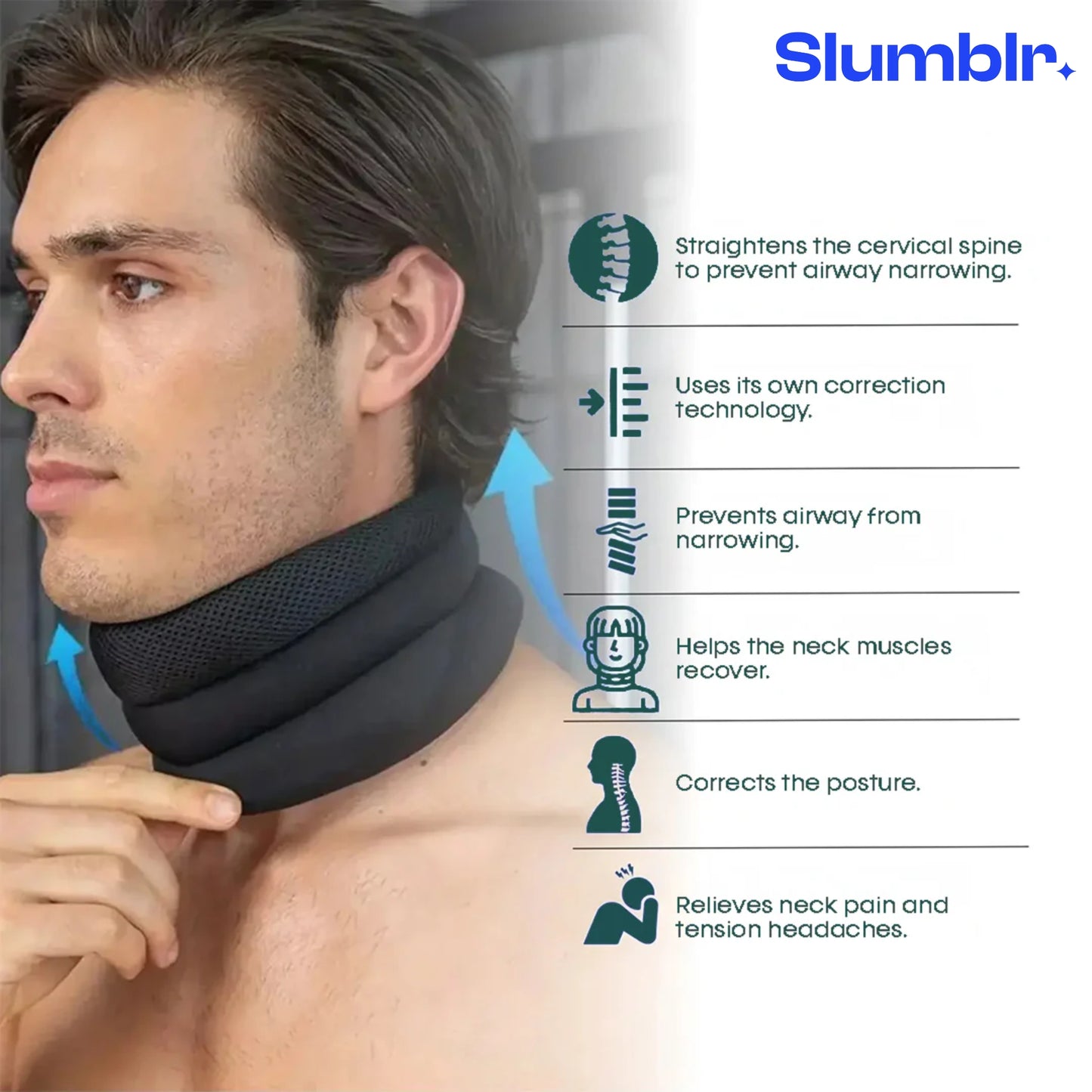 Slumblr® Adjustable Neck Support for Snoring Relief