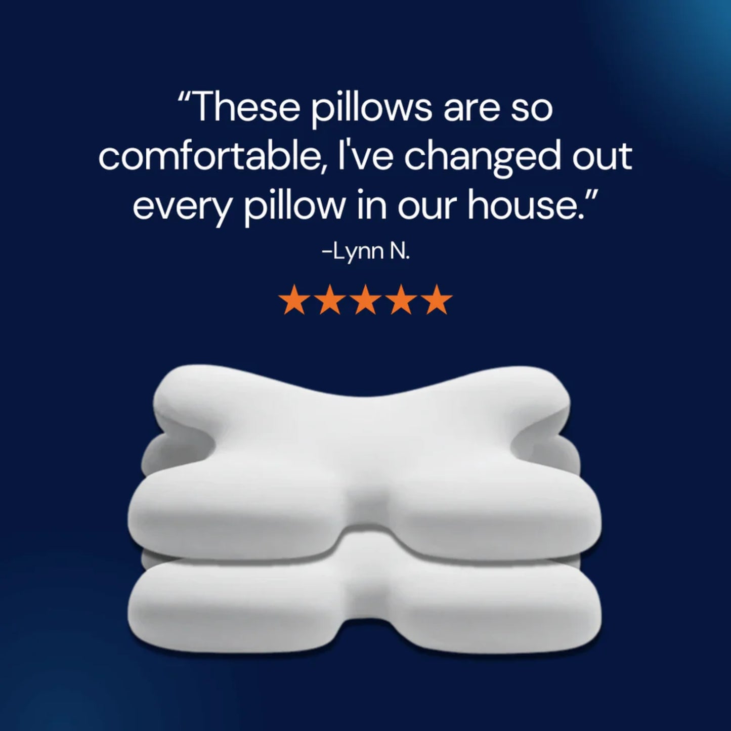 Slumblr®  Memory Foam Horn Pillow