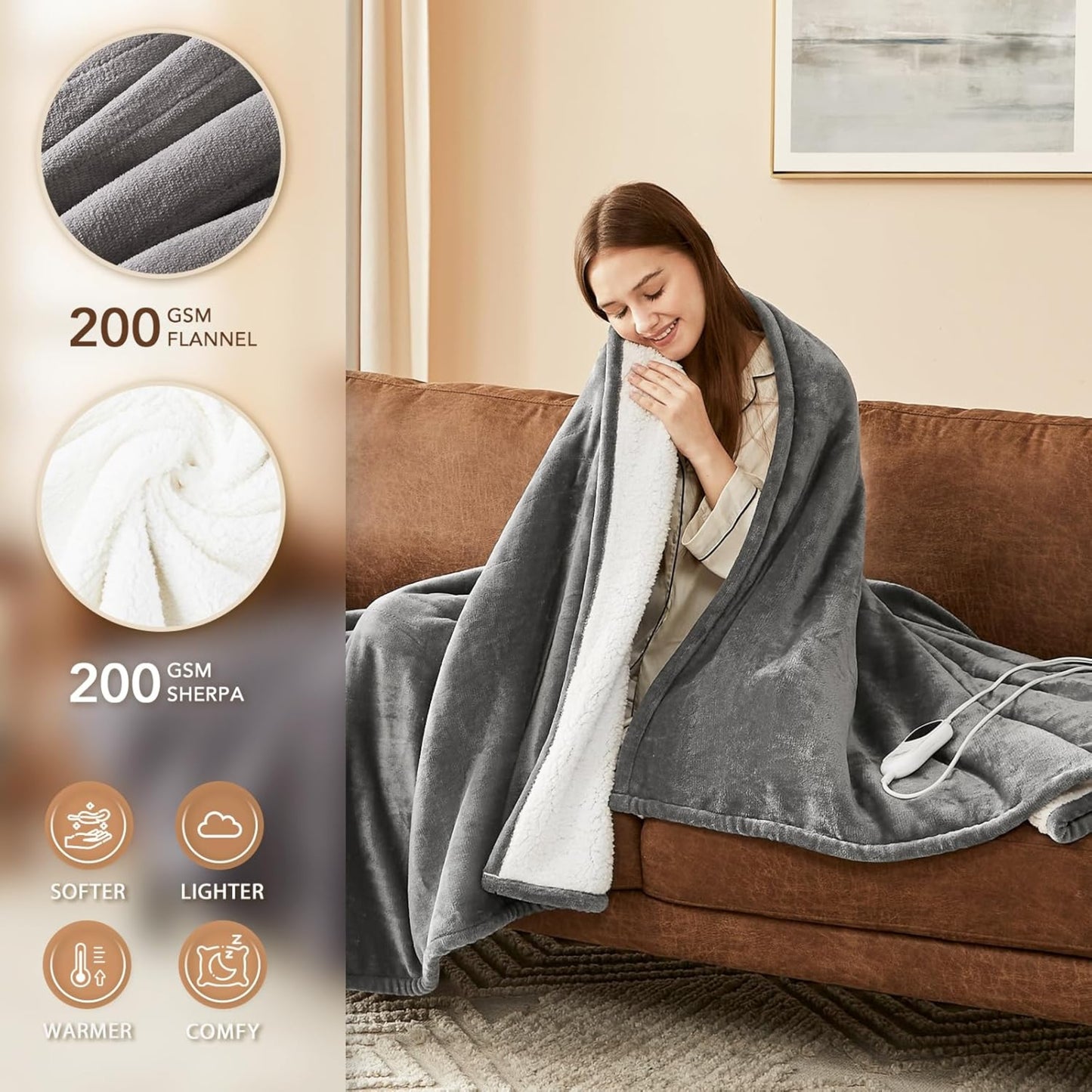 Slumblr® Heated Electric Blanket