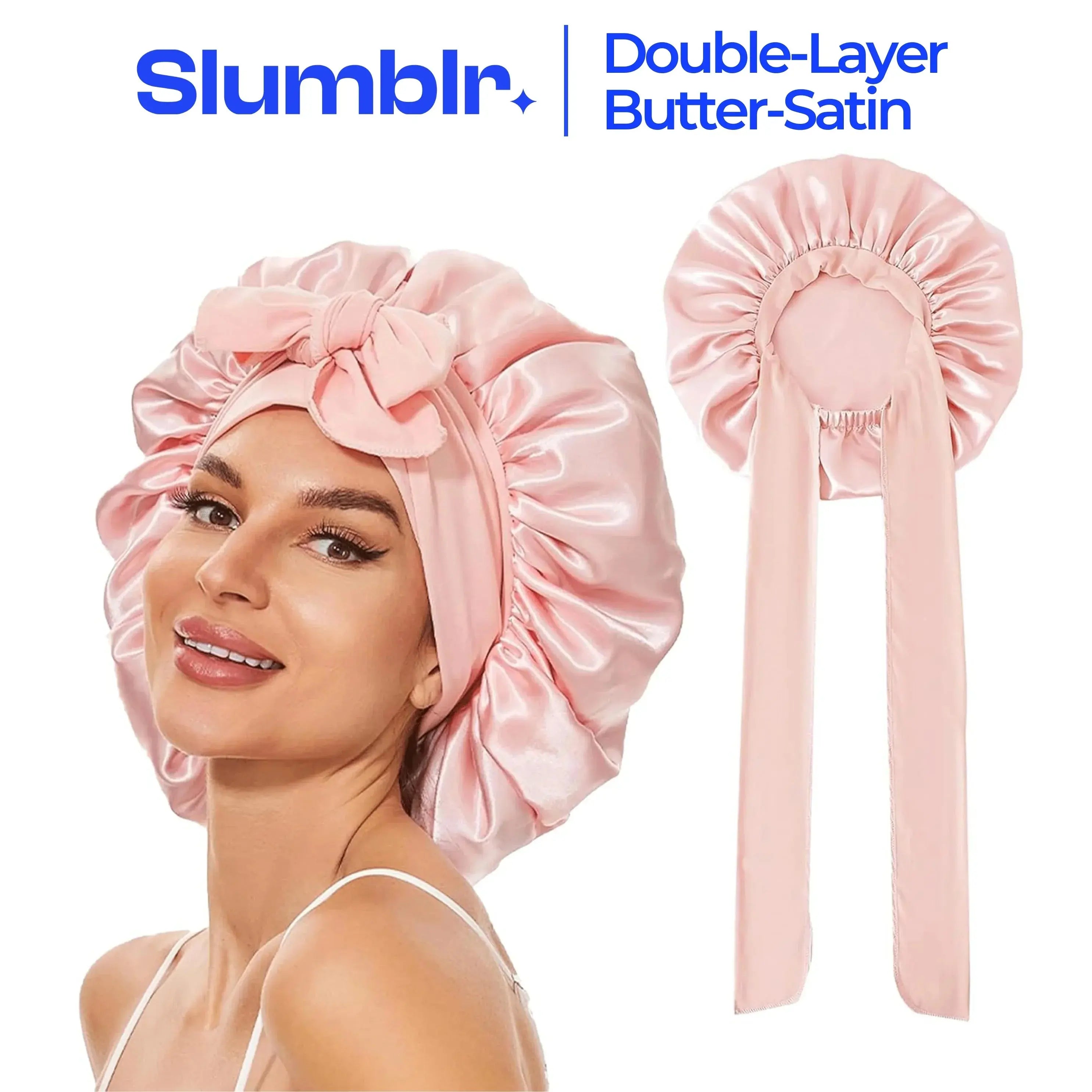 Slumblr® Satin Silk Sleep Bonnet Slumblr