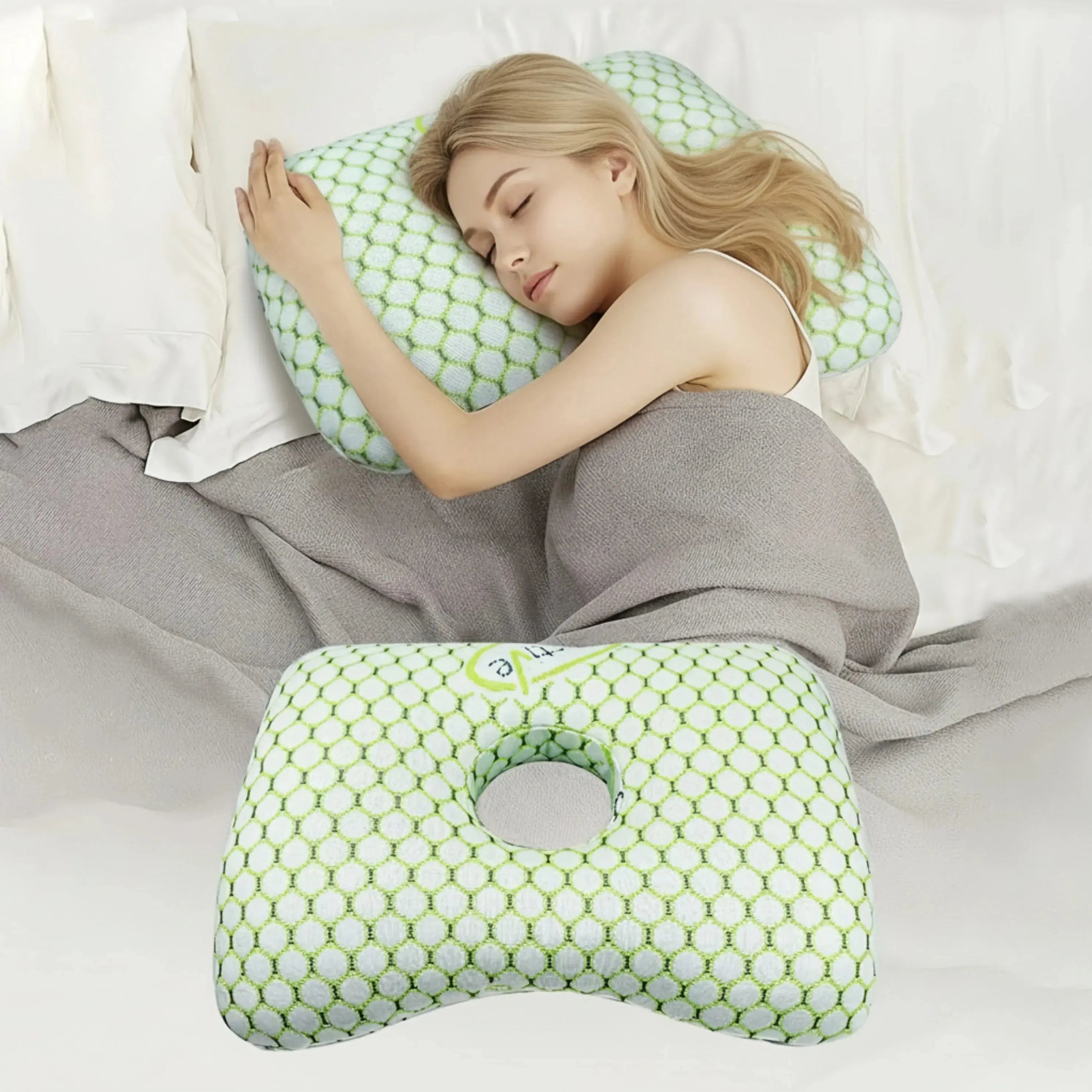 Slumblr® Ear Piercing O-Shaped Pillow Slumblr