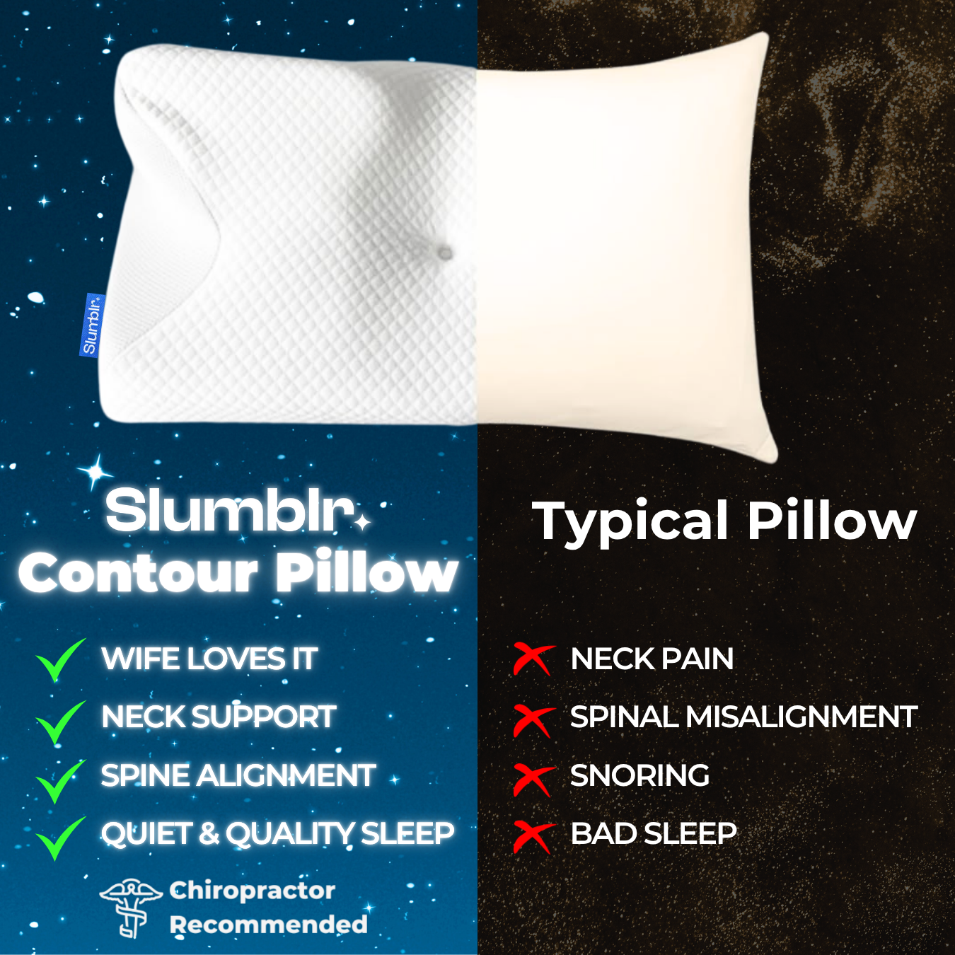 Slumblr® Contour Relief Pillow