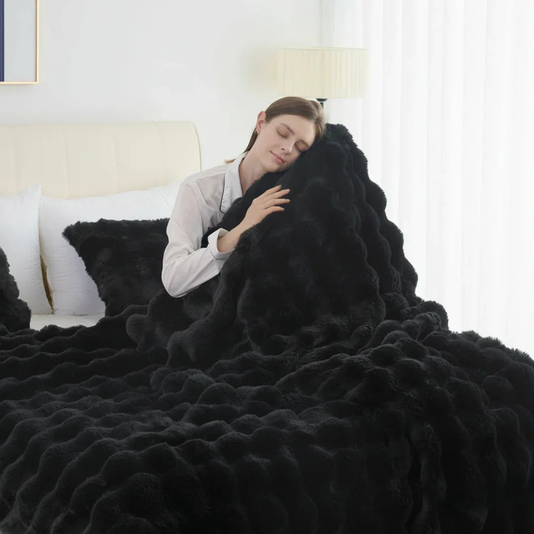 Slumblr® Cozy Faux Rabbit Fleece Throw Blanket