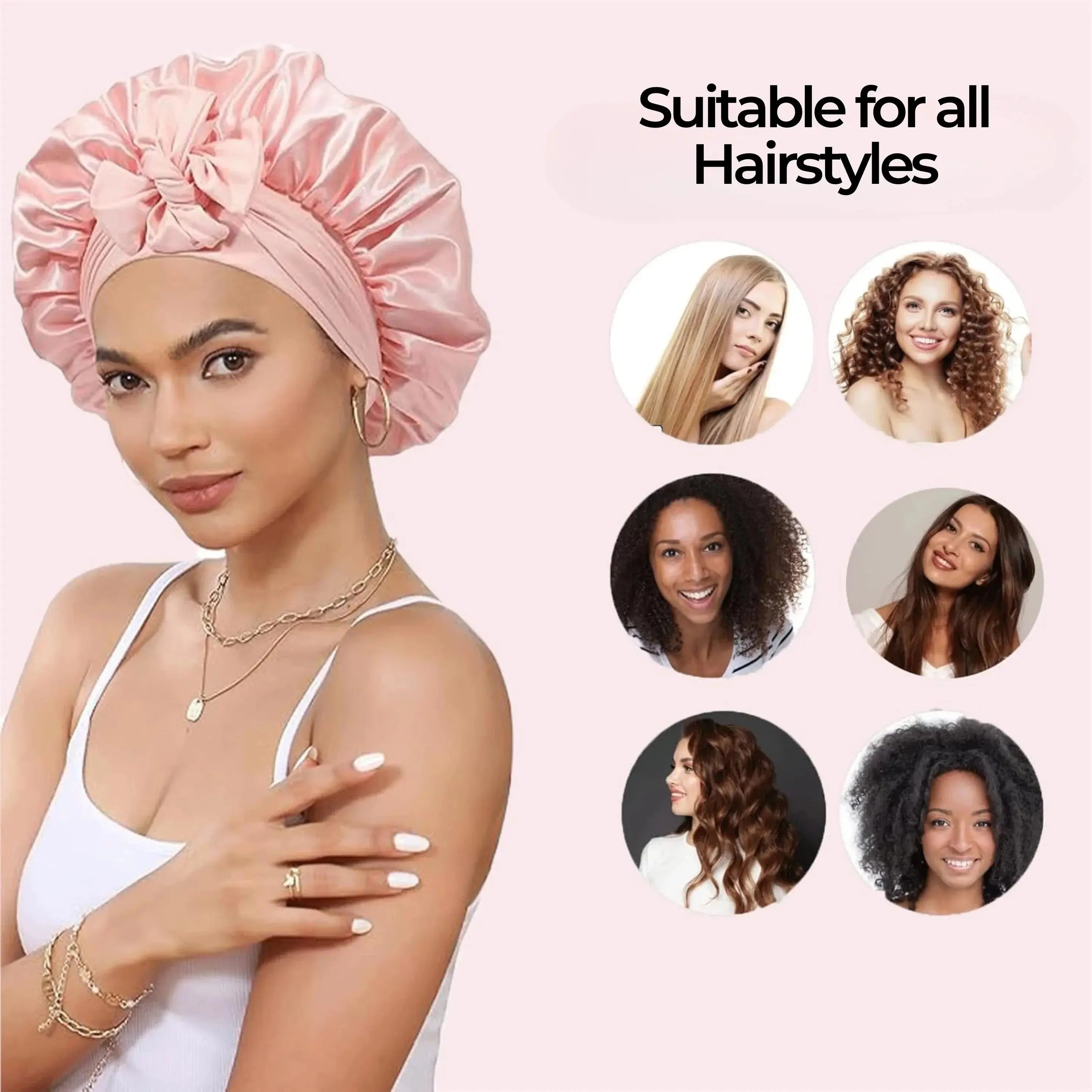 Slumblr® Satin Silk Sleep Bonnet Slumblr