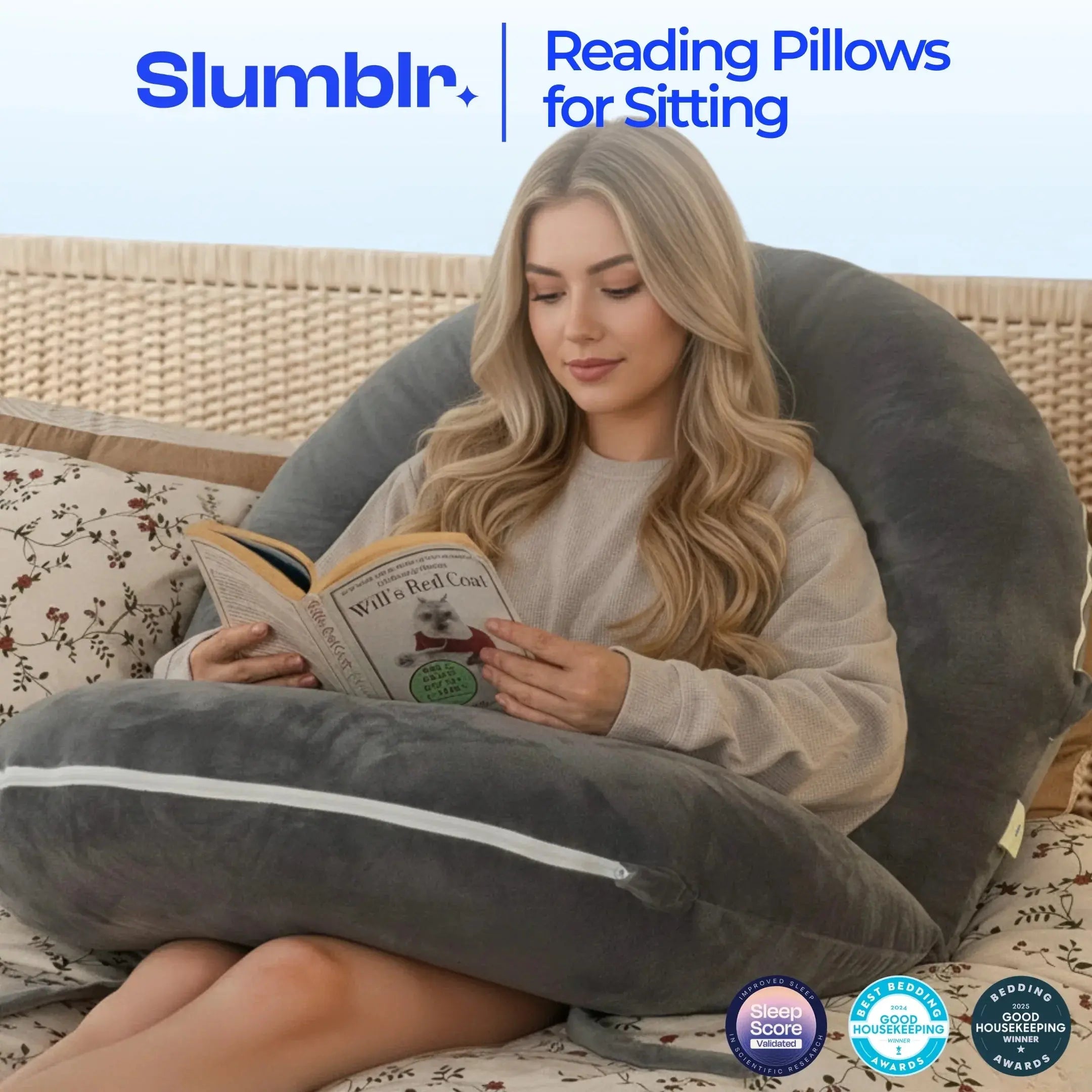 Slumblr® Reading Pillow Slumblr