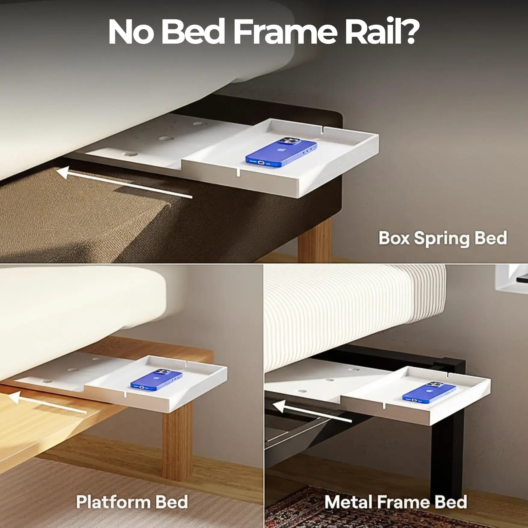 Slumblr® Clip On Bedside Shelf Slumblr