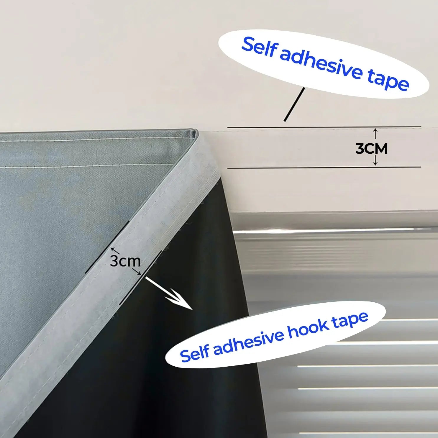 Slumblr® Portable Blackout Sunshade Curtains Slumblr