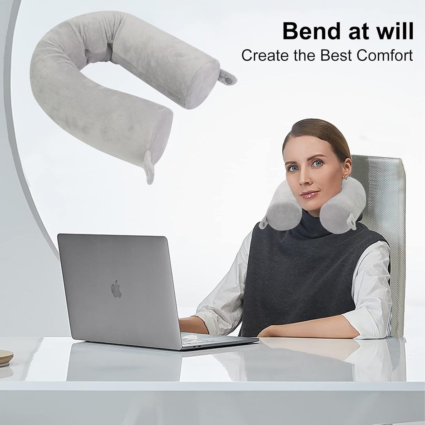Slumblr® Bendable U-Shaped Travel Pillow