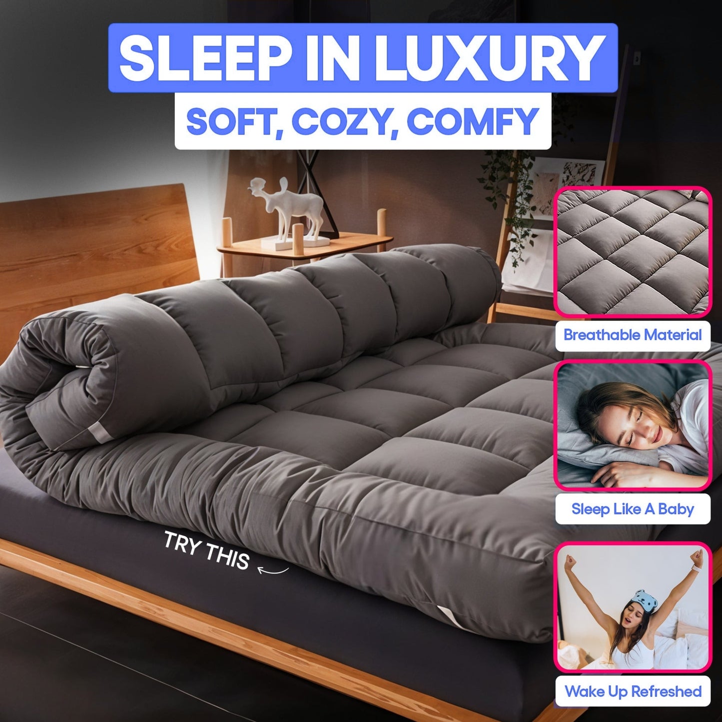 Slumblr® Soft Comfortable Foldable Tatami Mattress