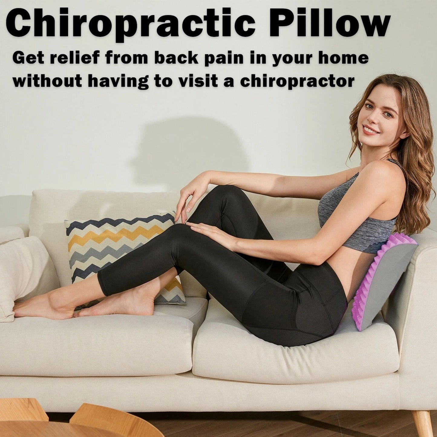 Slumblr® Back, Neck & Waist Support Pillow with Massage Function