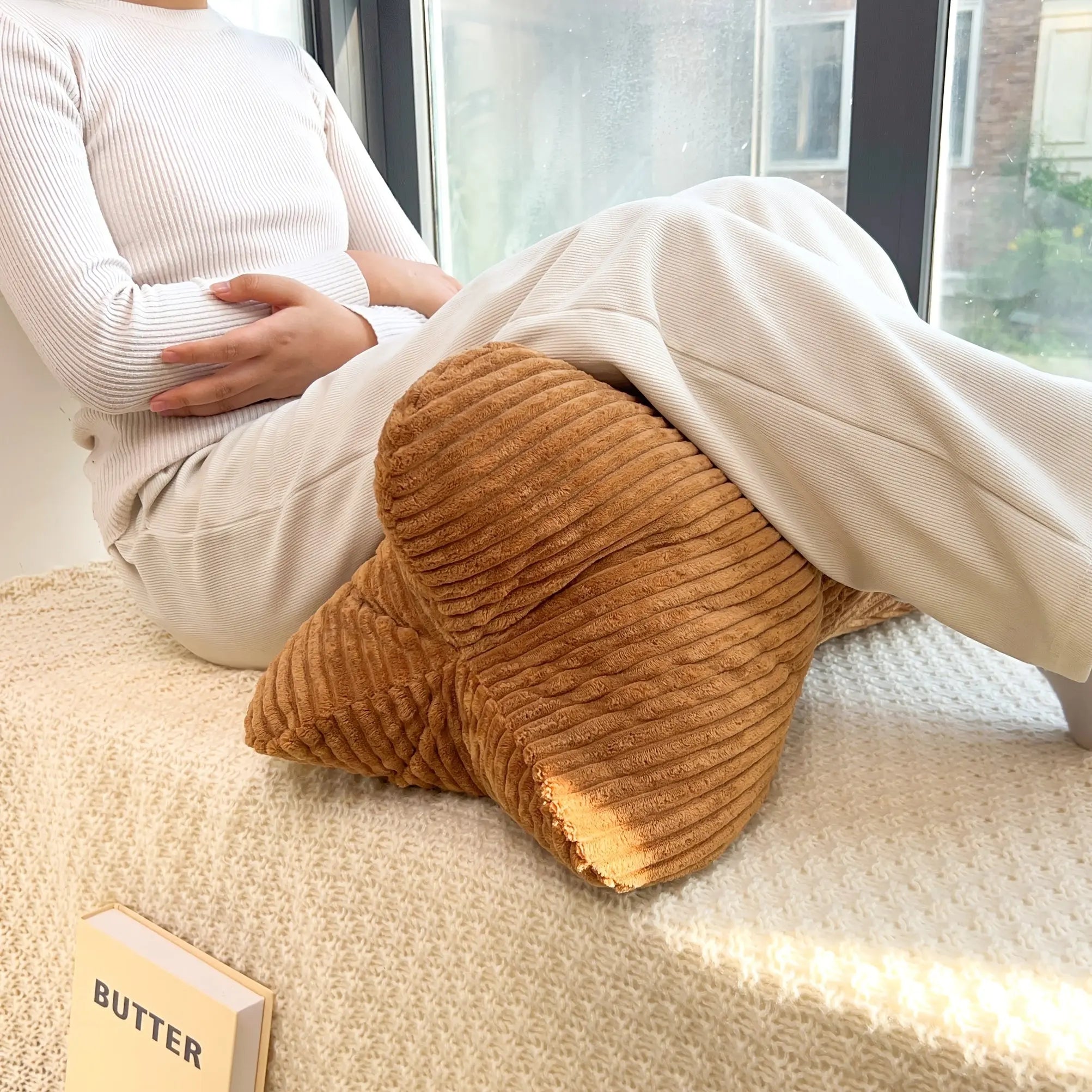Reading Pillow Lumbar Pillow Bolster Cushion Backrest
