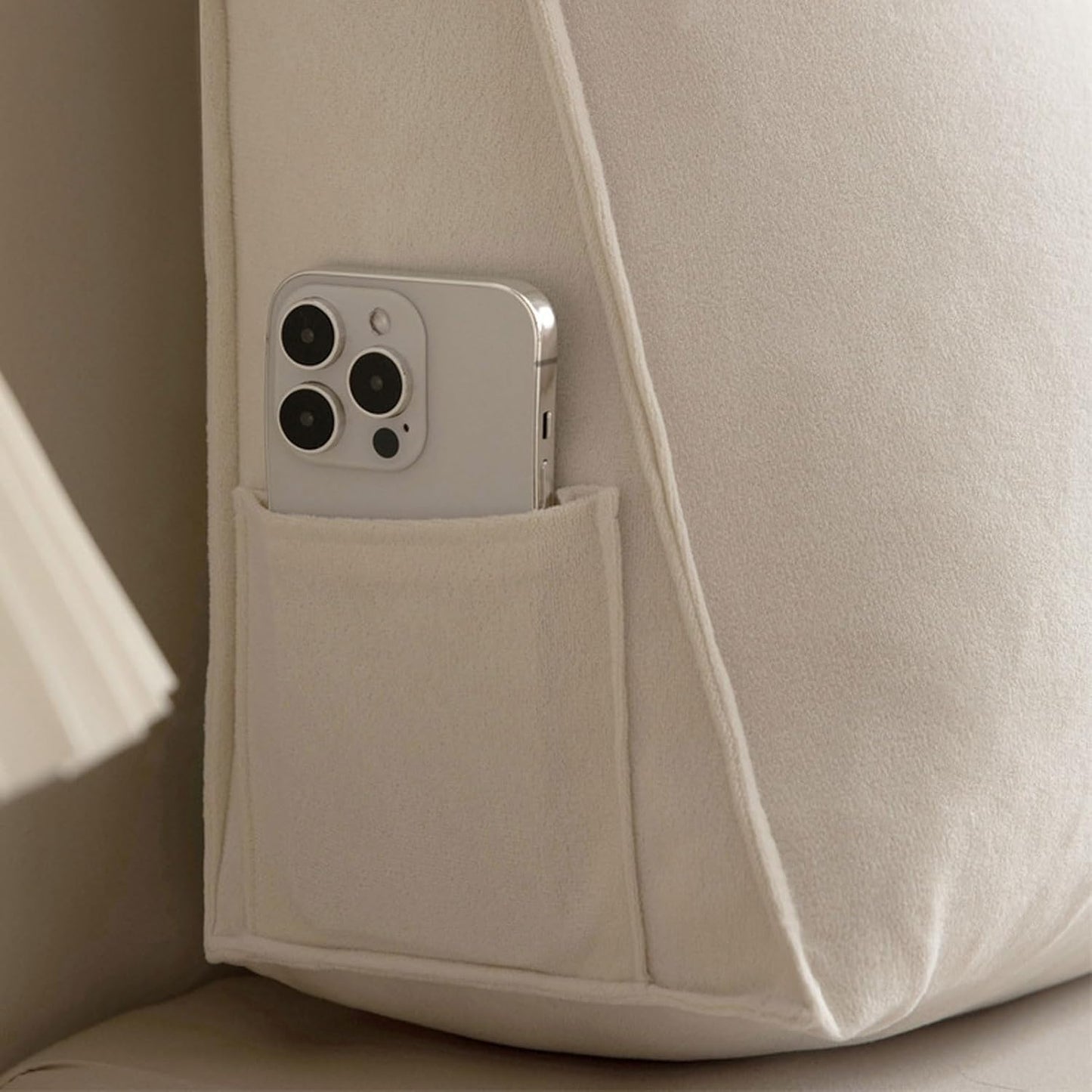 Slumblr® Large Triangle Headboard Pillow Ergonomic Wedge Backrest