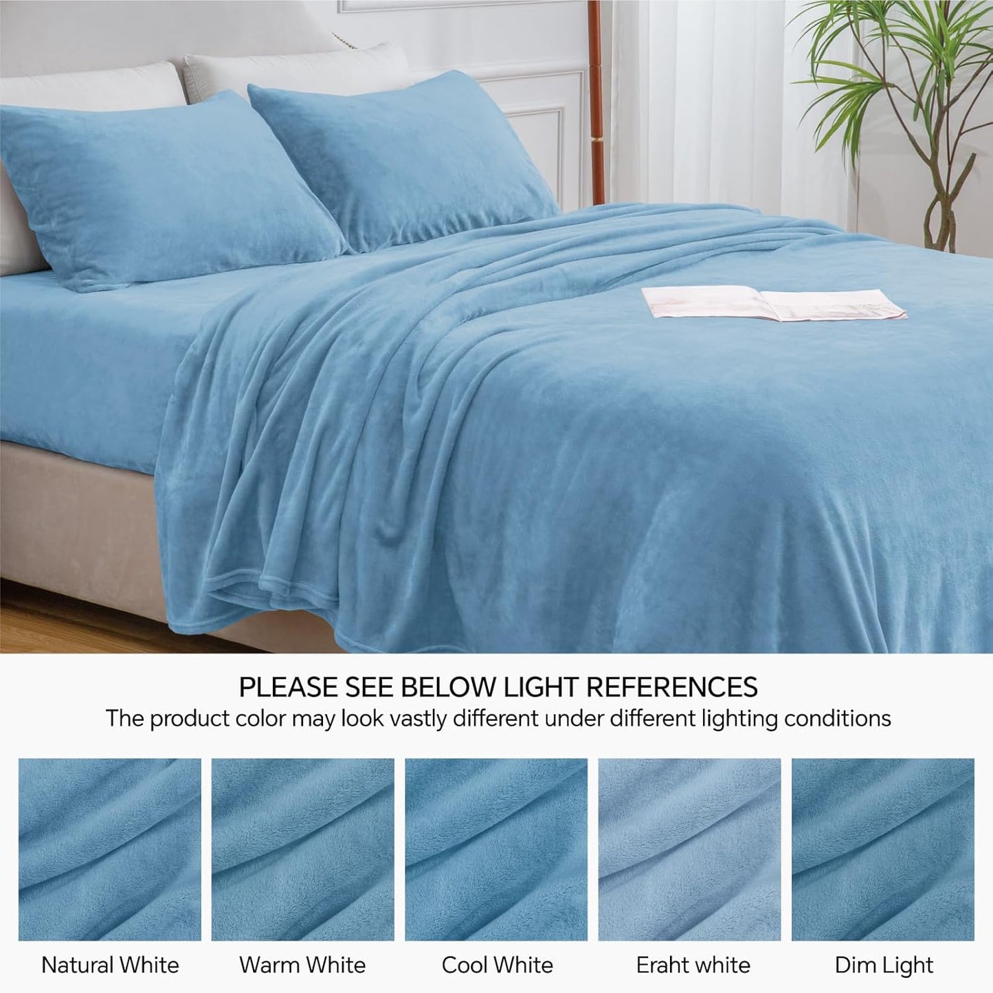 Slumblr® Flannel Fleece Bedding Set
