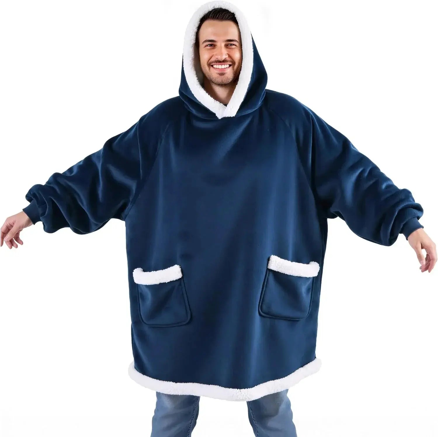 Slumblr® Oversized Flannel Hoodie Blanket Slumblr