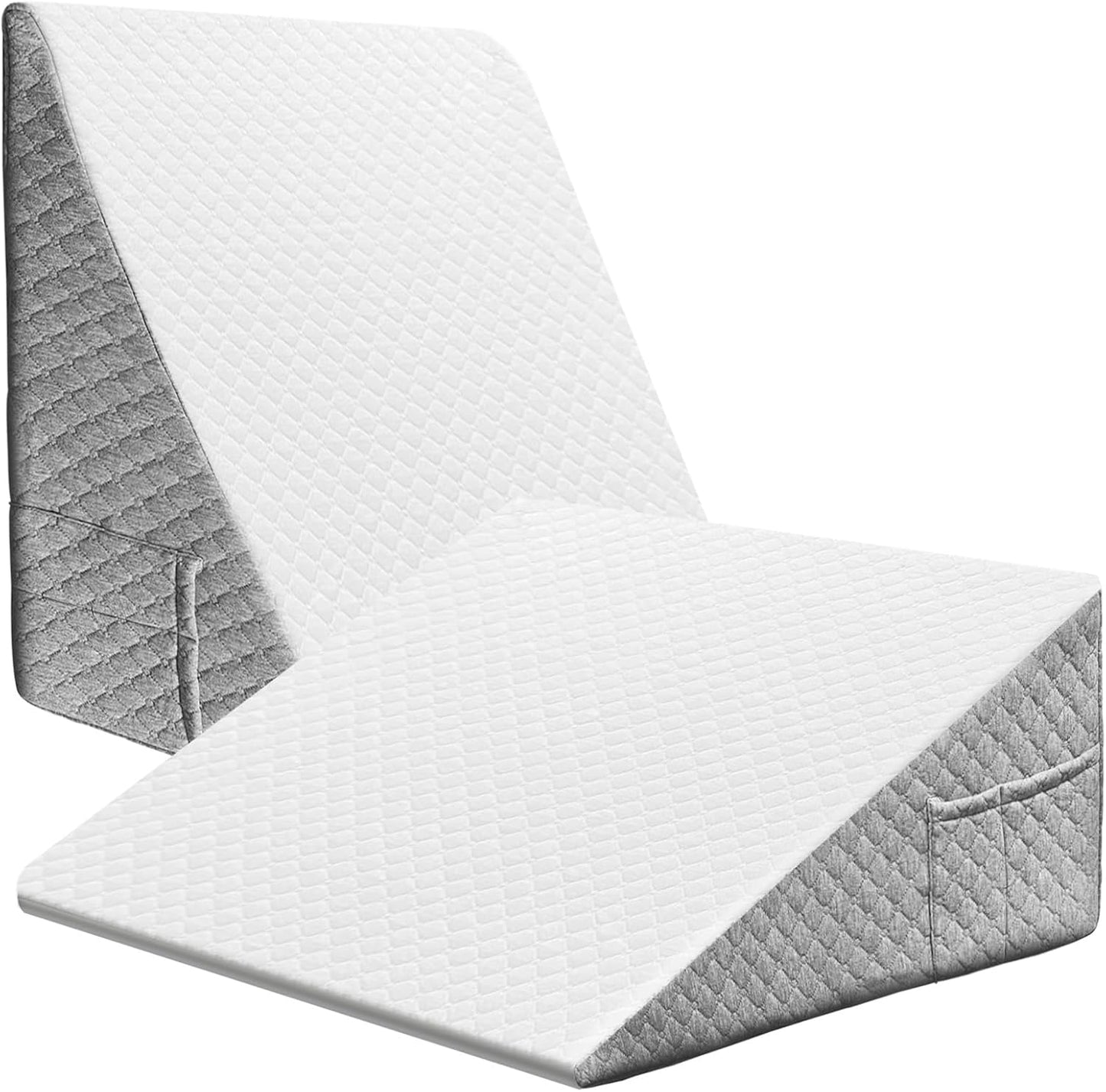 Ergonomic Wedge Pillow — Memory Foam Support for GERD, Acid Reflux and Better Sleep