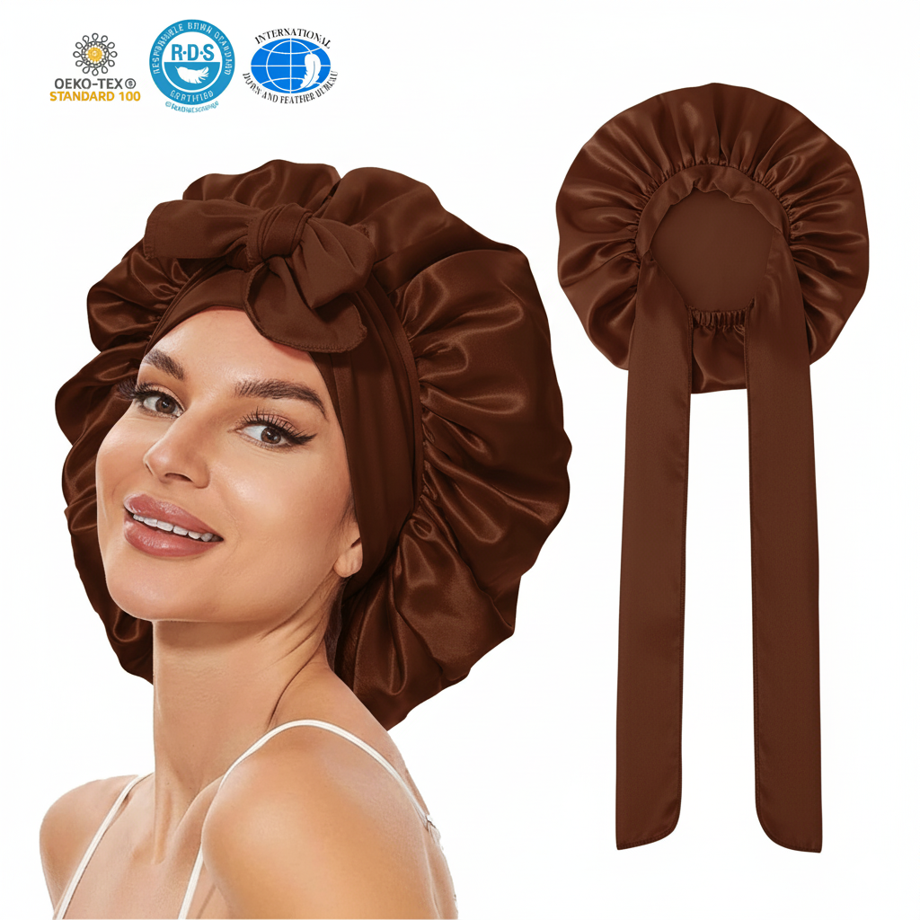 Slumblr® Satin Silk Sleep Bonnet