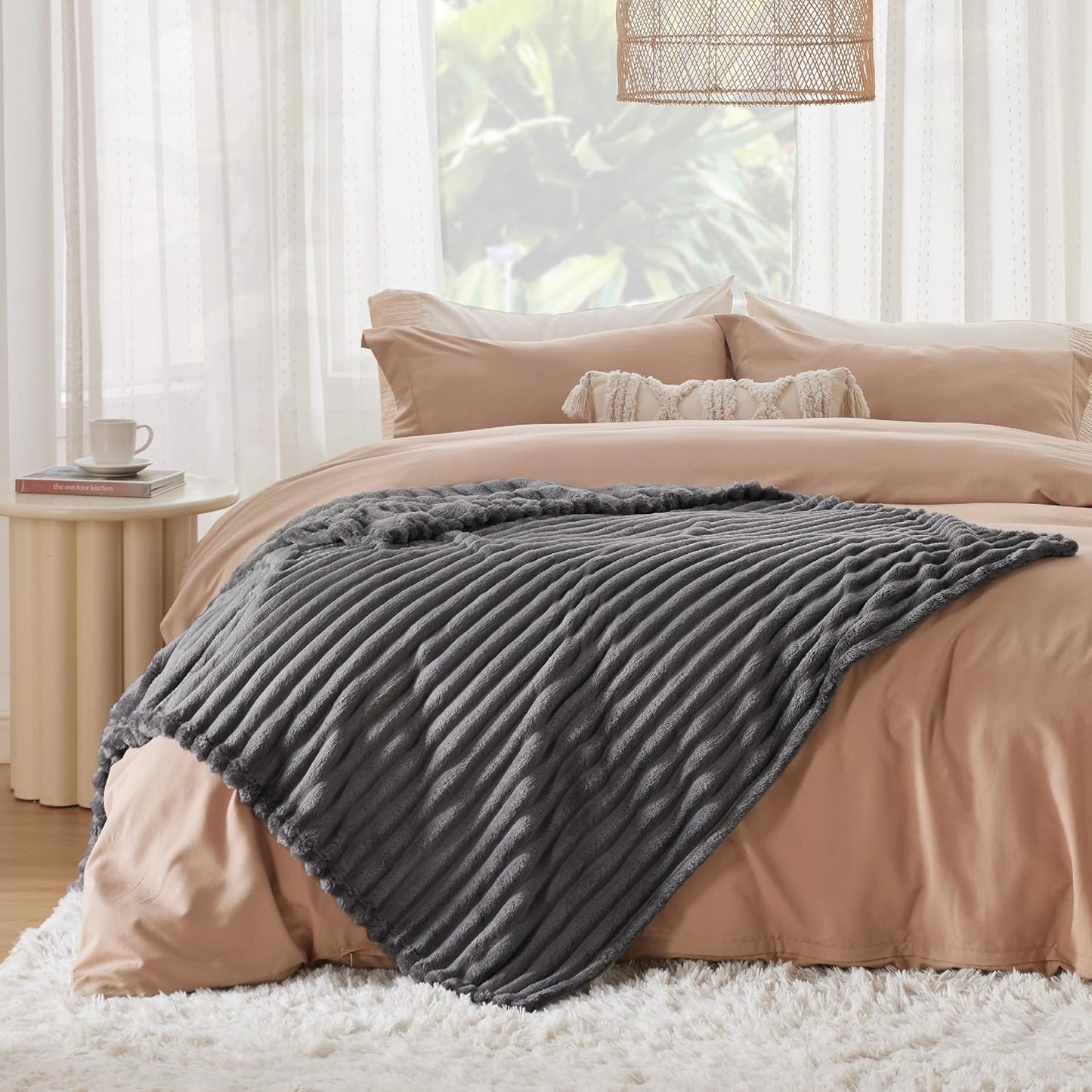 Slumblr® Faux Rabbit Fur Throw Blanket