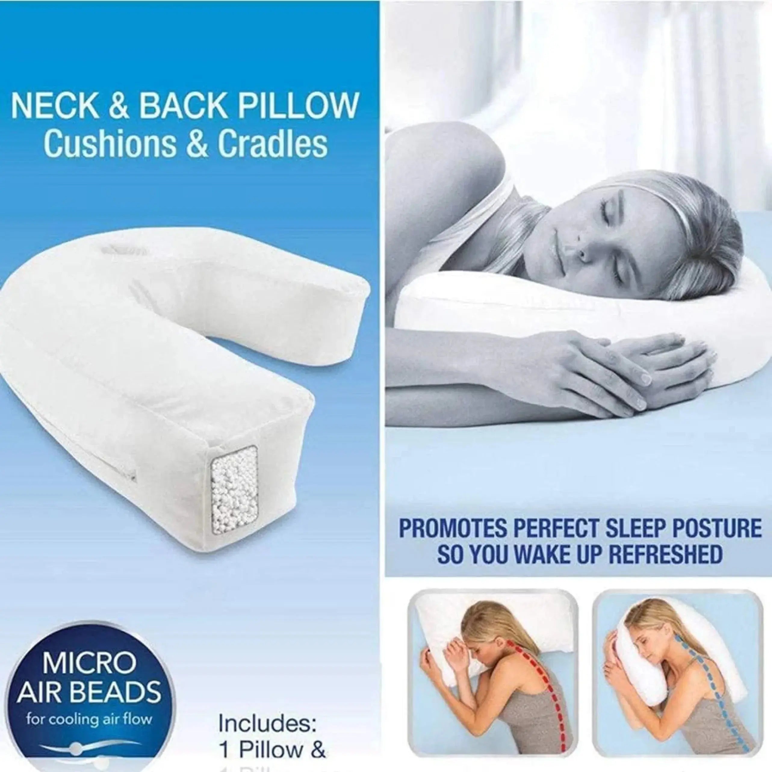 Slumblr® U-Shape Contour Pillow Slumblr