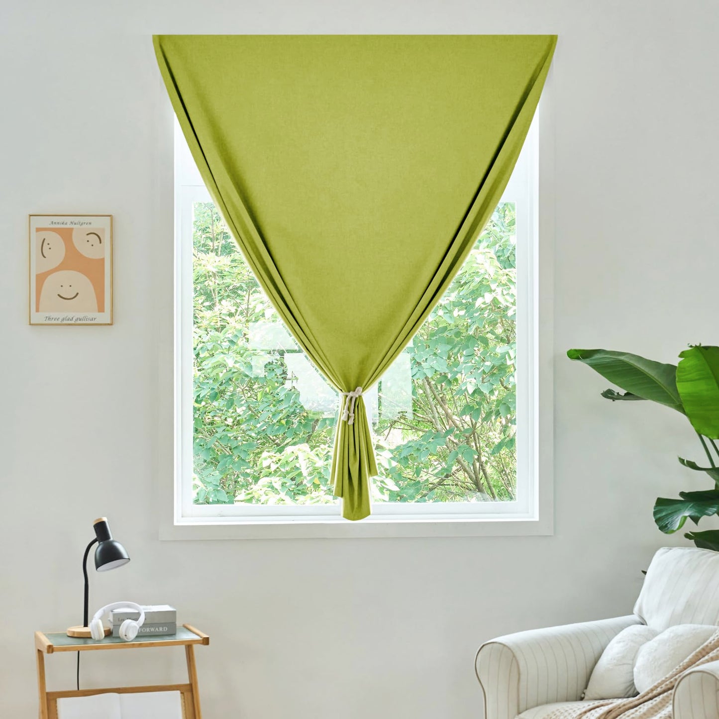 Slumblr® Self-Stick Semi-Blackout Curtains