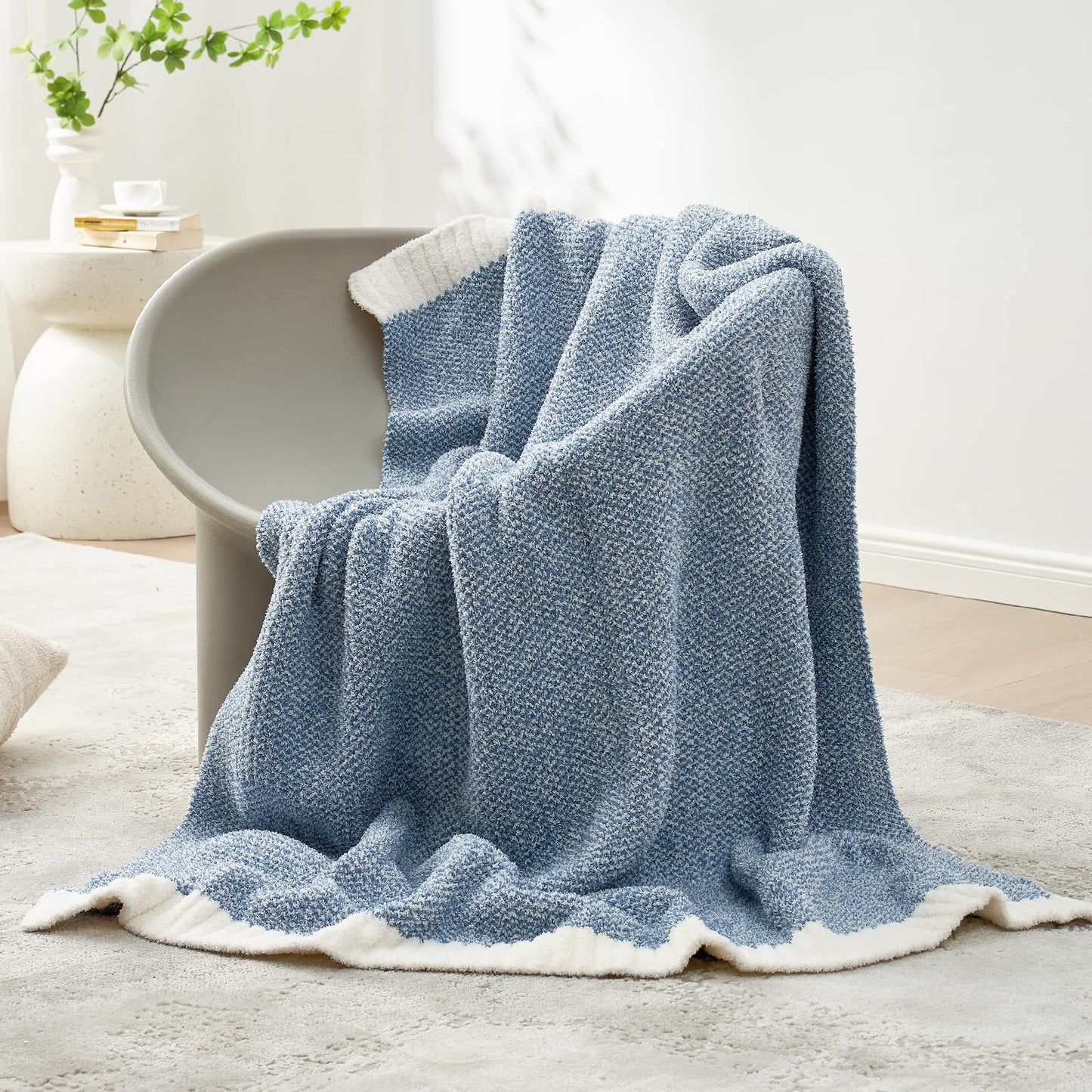Slumblr® Reversible Knit Throw Blanket