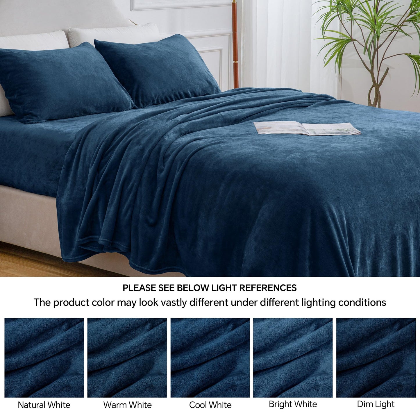 Slumblr® Flannel Fleece Bedding Set