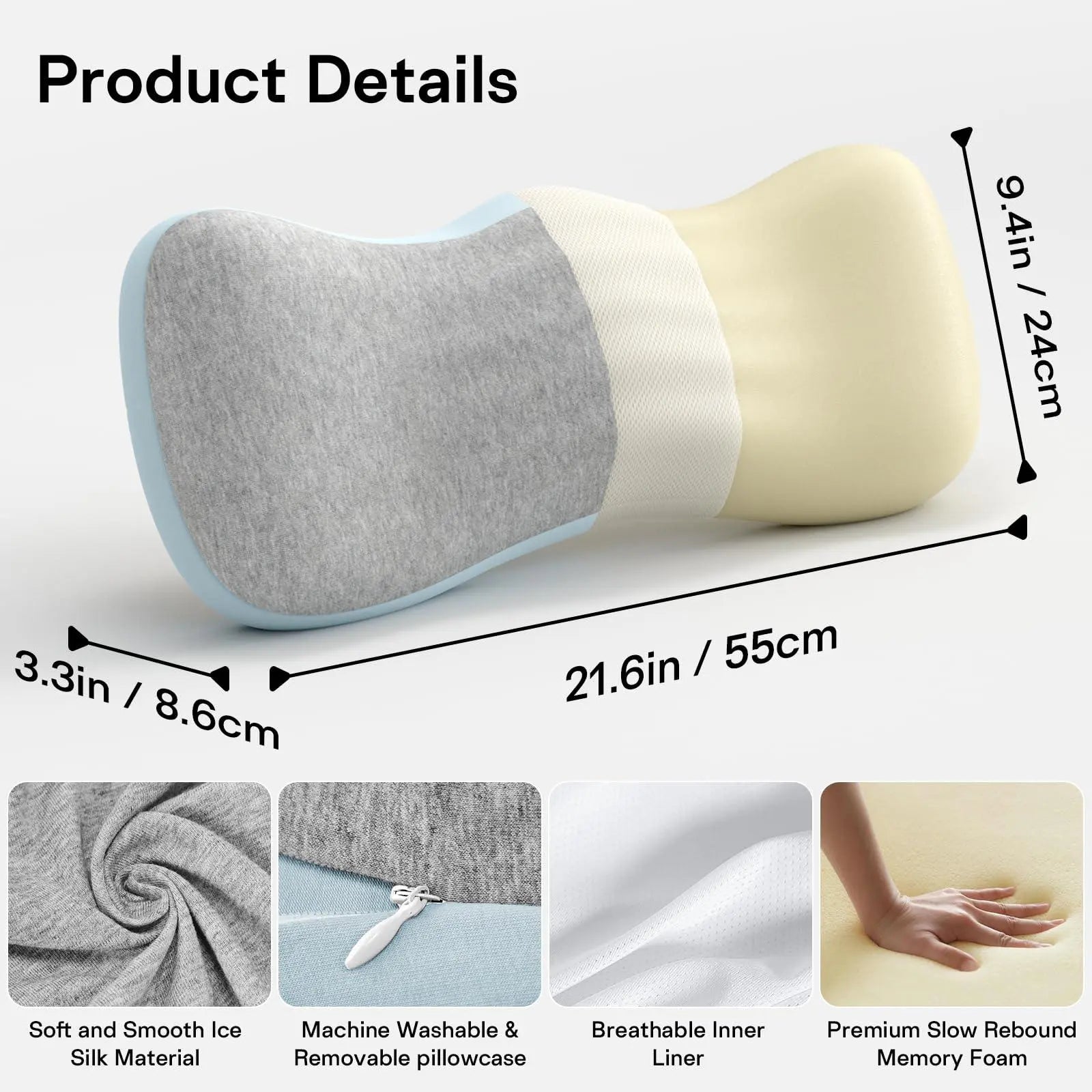 Slumblr® Ergonomic Lumbar Support Cushion Slumblr