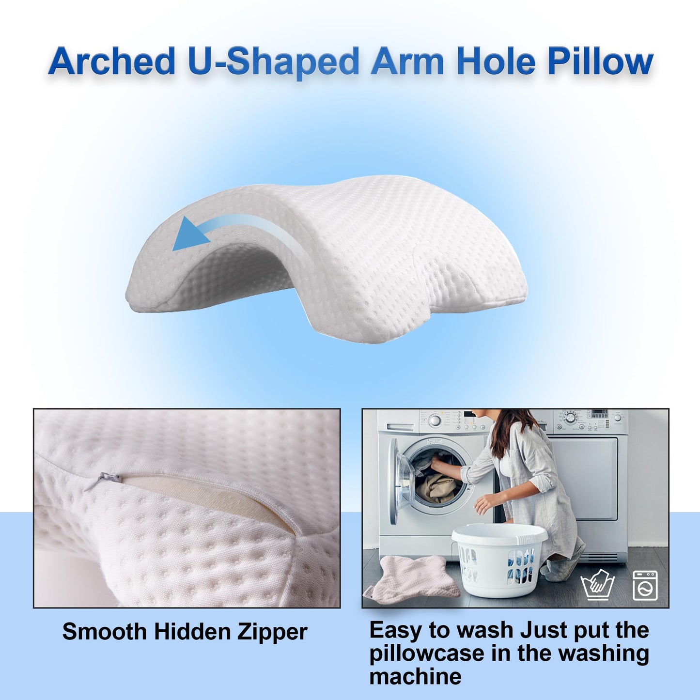 Slumblr® U-Shaped Curved Orthopedic Pillow