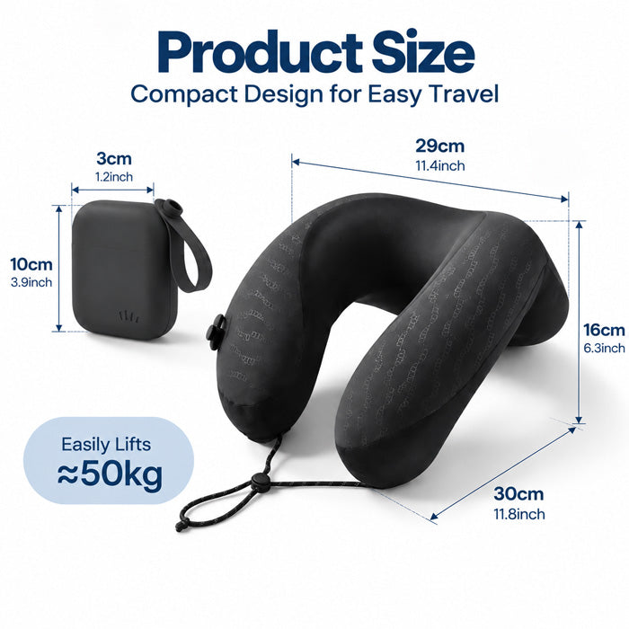 Slumblr® Portable Pocket Travel U-Shaped Pillow