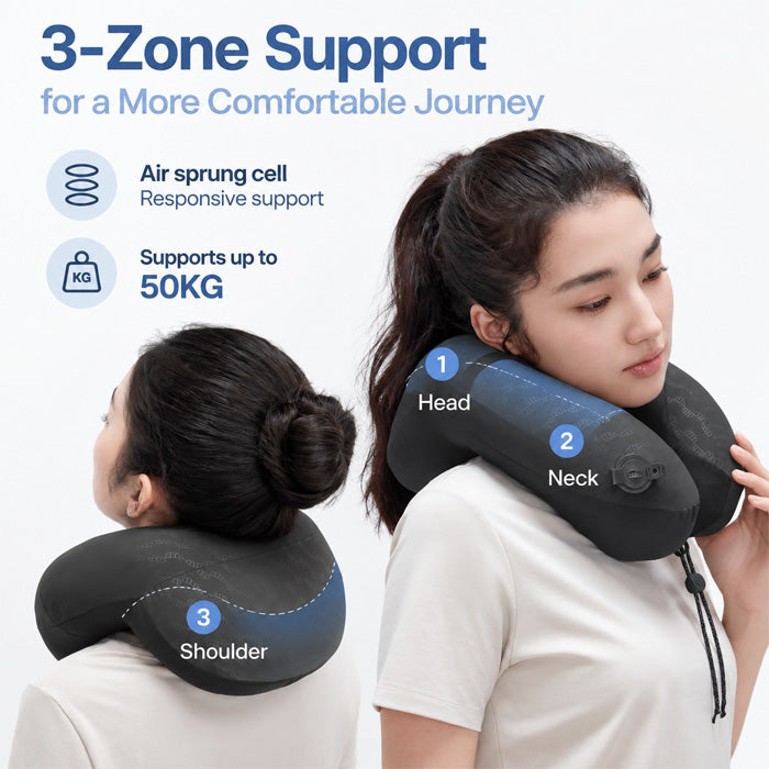 Slumblr® Portable Pocket Travel U-Shaped Pillow
