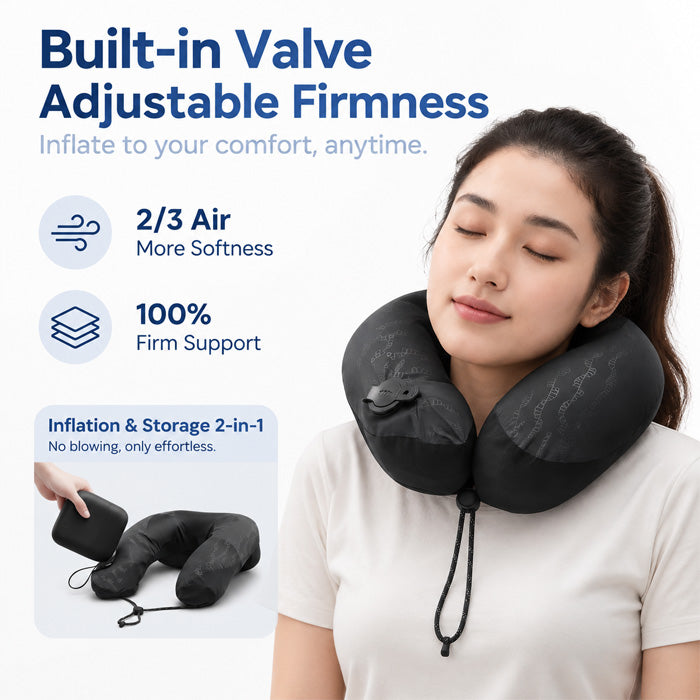 Slumblr® Portable Pocket Travel U-Shaped Pillow