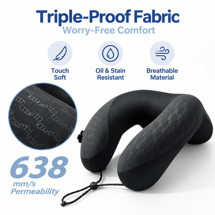 Slumblr® Portable Pocket Travel U-Shaped Pillow