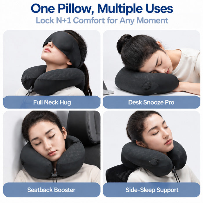 Slumblr® Portable Pocket Travel U-Shaped Pillow