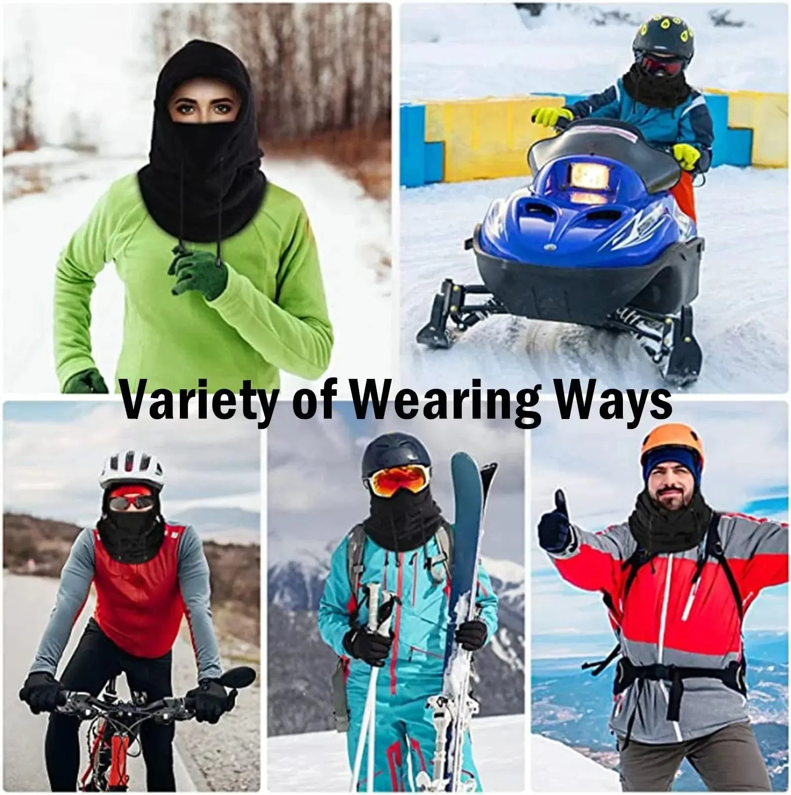 Slumblr® Thermal Fleece Balaclava Full Face Mask Slumblr