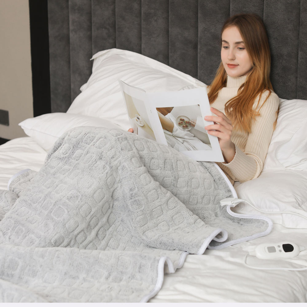 Slumblr® Weighted Heating Blanket for Soothing Comfort