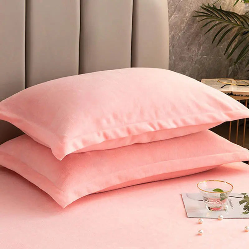 Slumblr® Coral Fleece Winter Pillowcase (2pcs) Slumblr