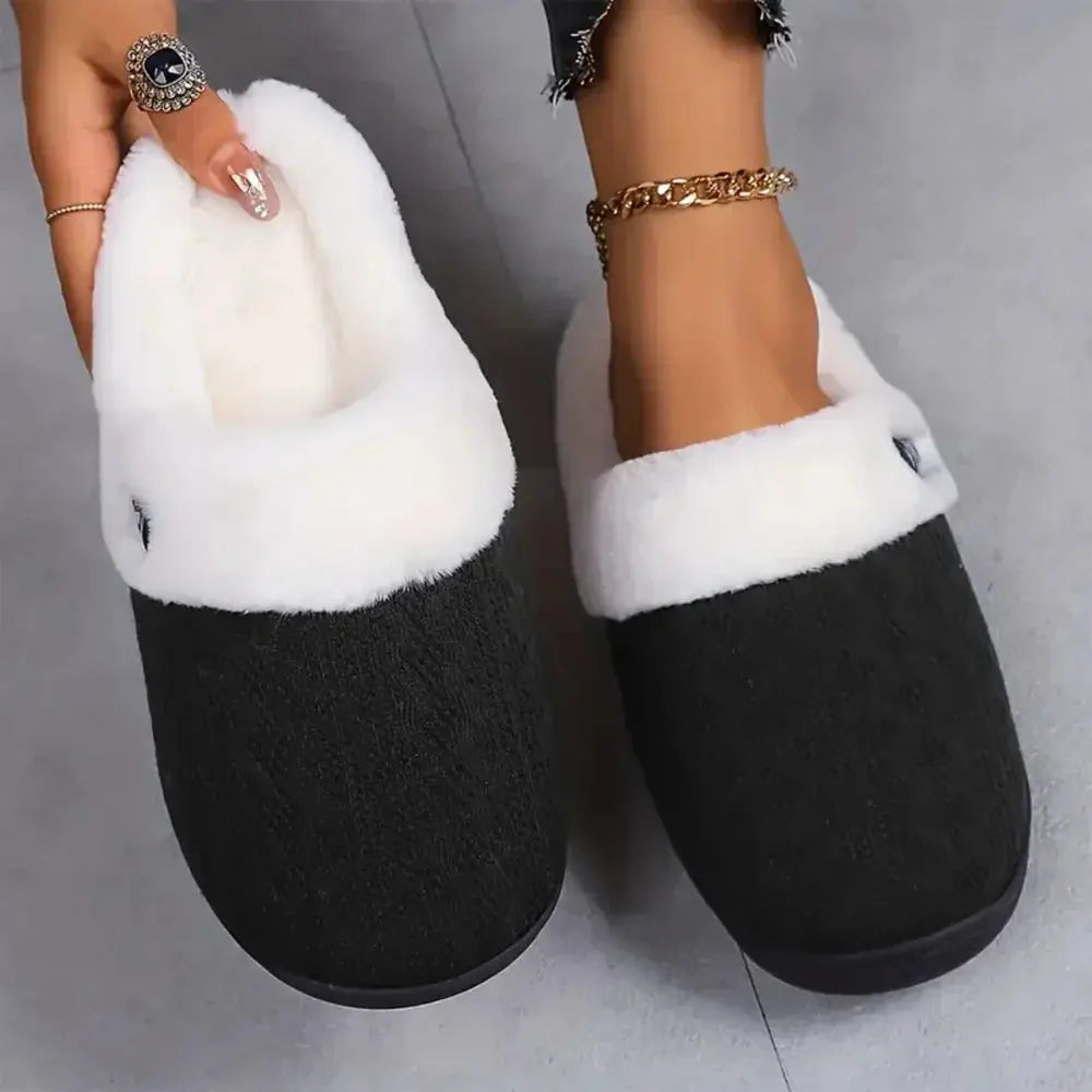 Slumblr® Fluffy Plush House Slippers Slumblr