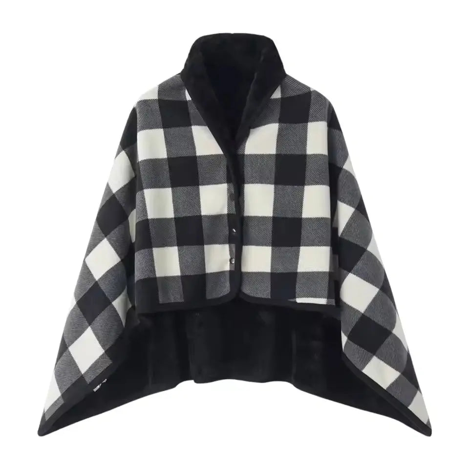 Slumblr® Fleece Wearable Plaid Blanket Slumblr