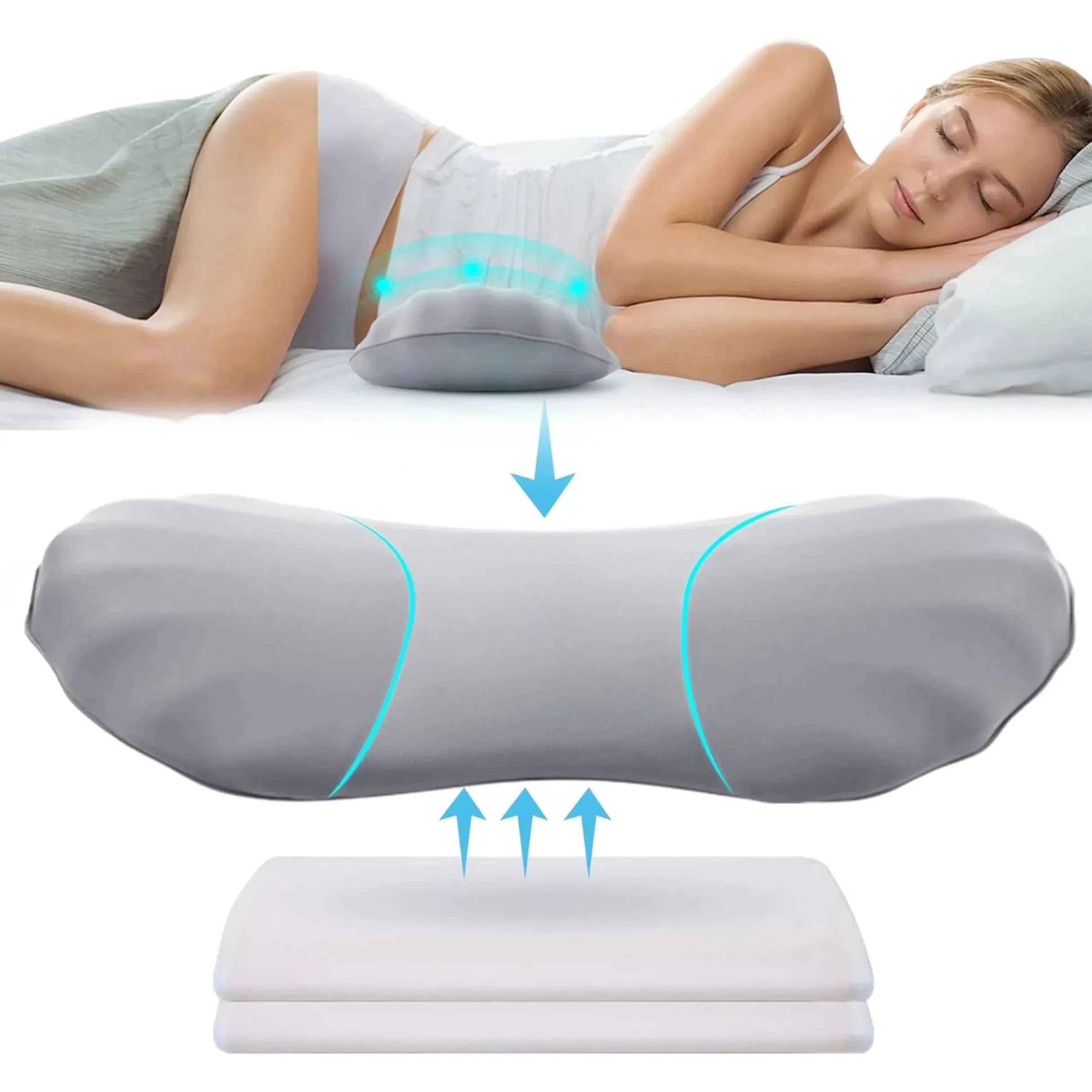 Slumblr® High Rebound Memory Foam Lumbar Pillow Slumblr