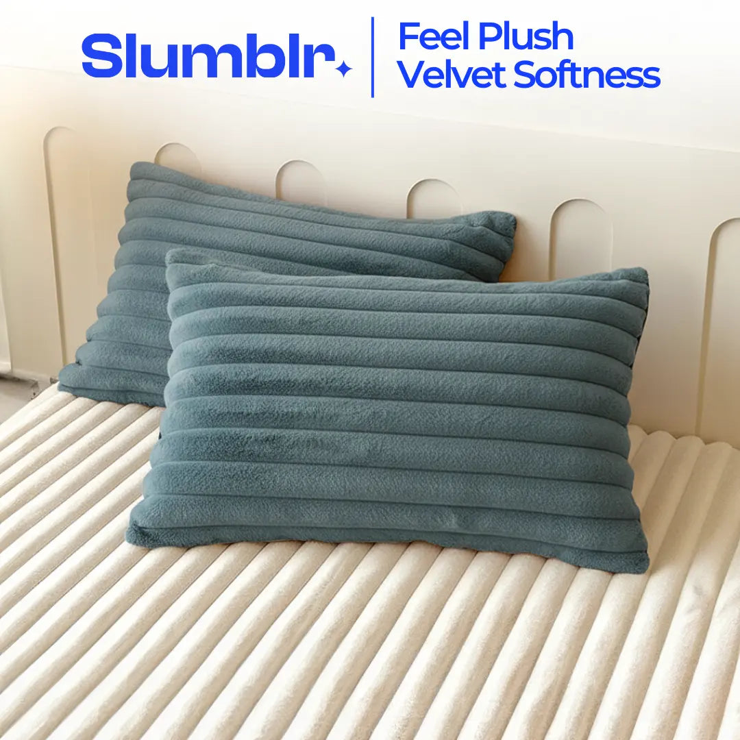 Slumblr® Luxury Faux Fur Pillowcase Set (2 Pcs) Slumblr