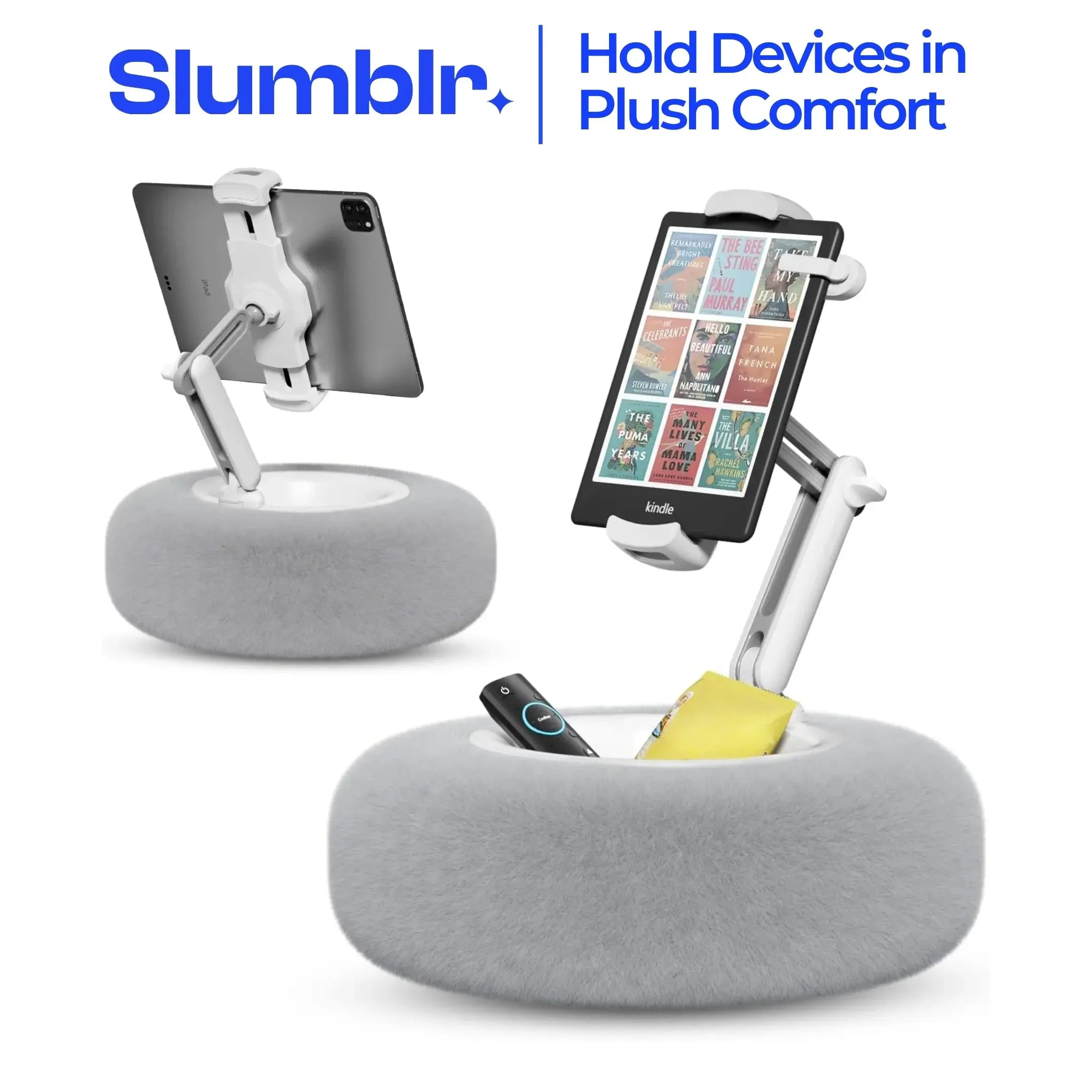 Slumblr® Plush Adjustable Device Pillow Stand Slumblr