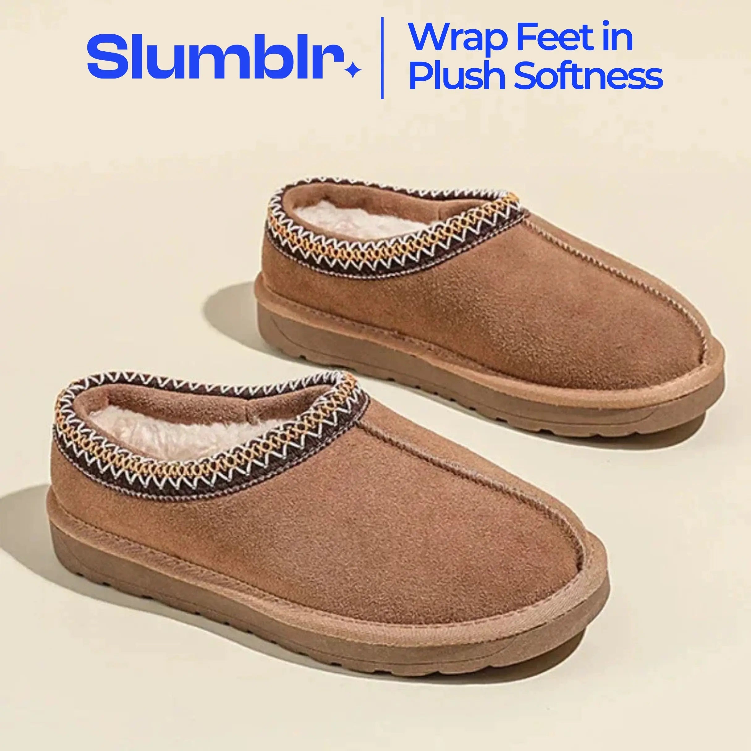 Slumblr® Anti-Slip Winter House Slippers Slumblr