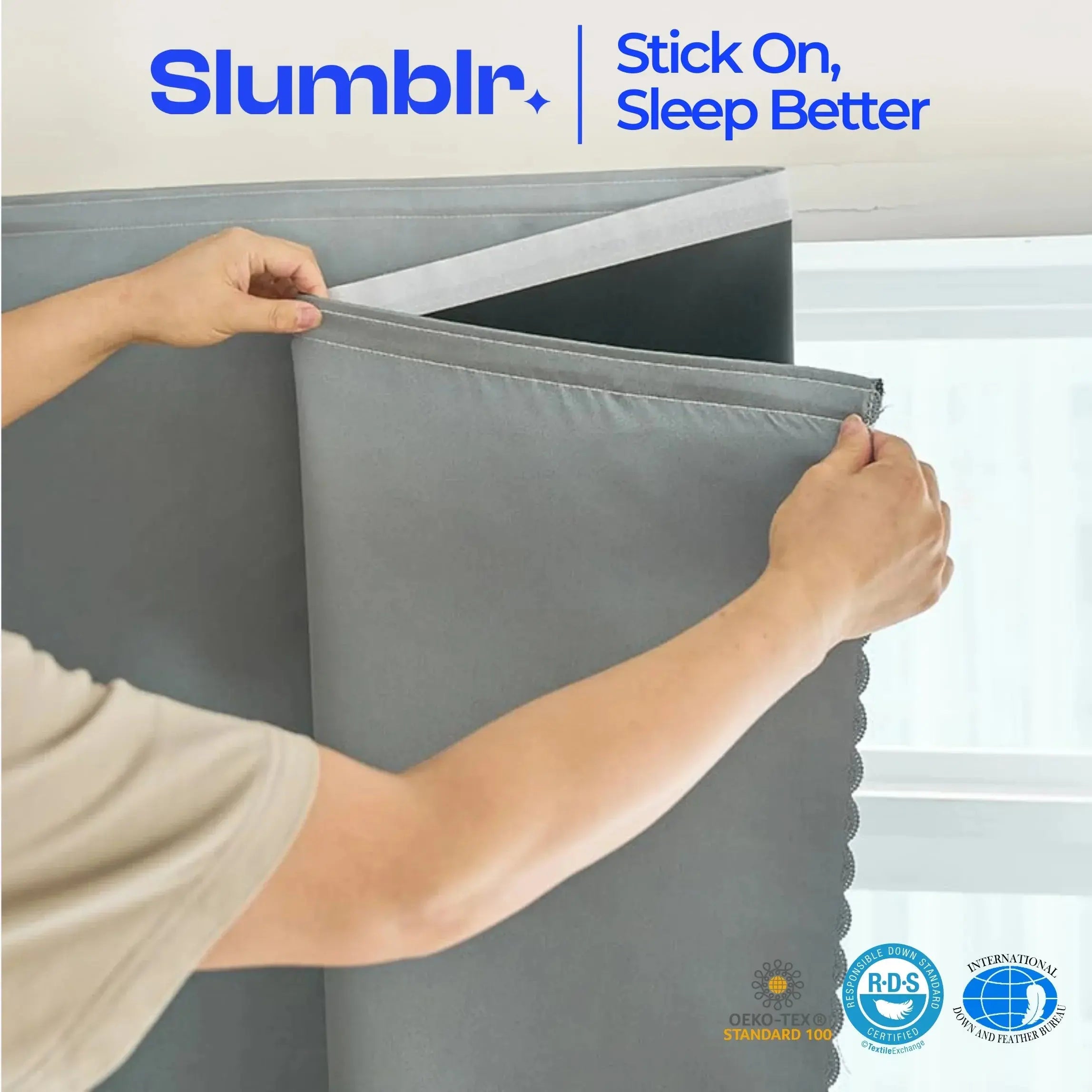 Slumblr® Portable Blackout Sunshade Curtains Slumblr