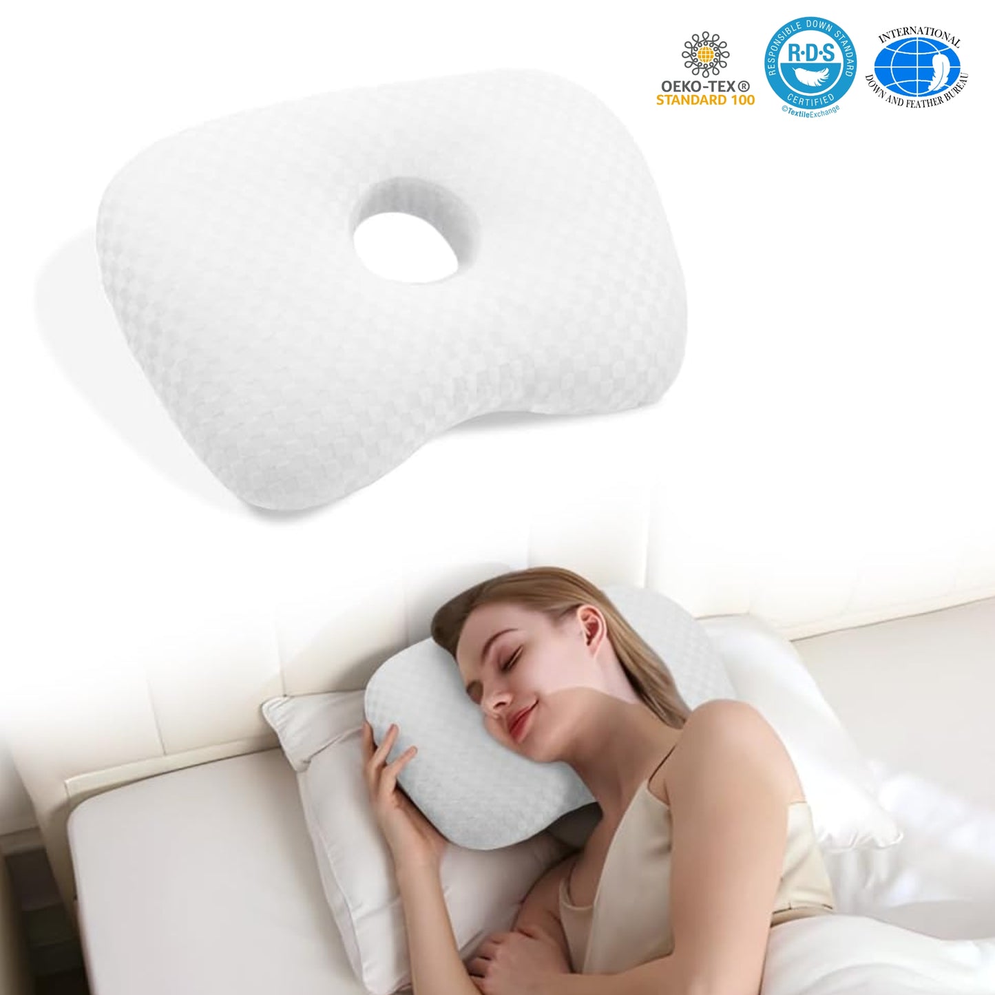 Slumblr® Adjustable Ear Support Pillow